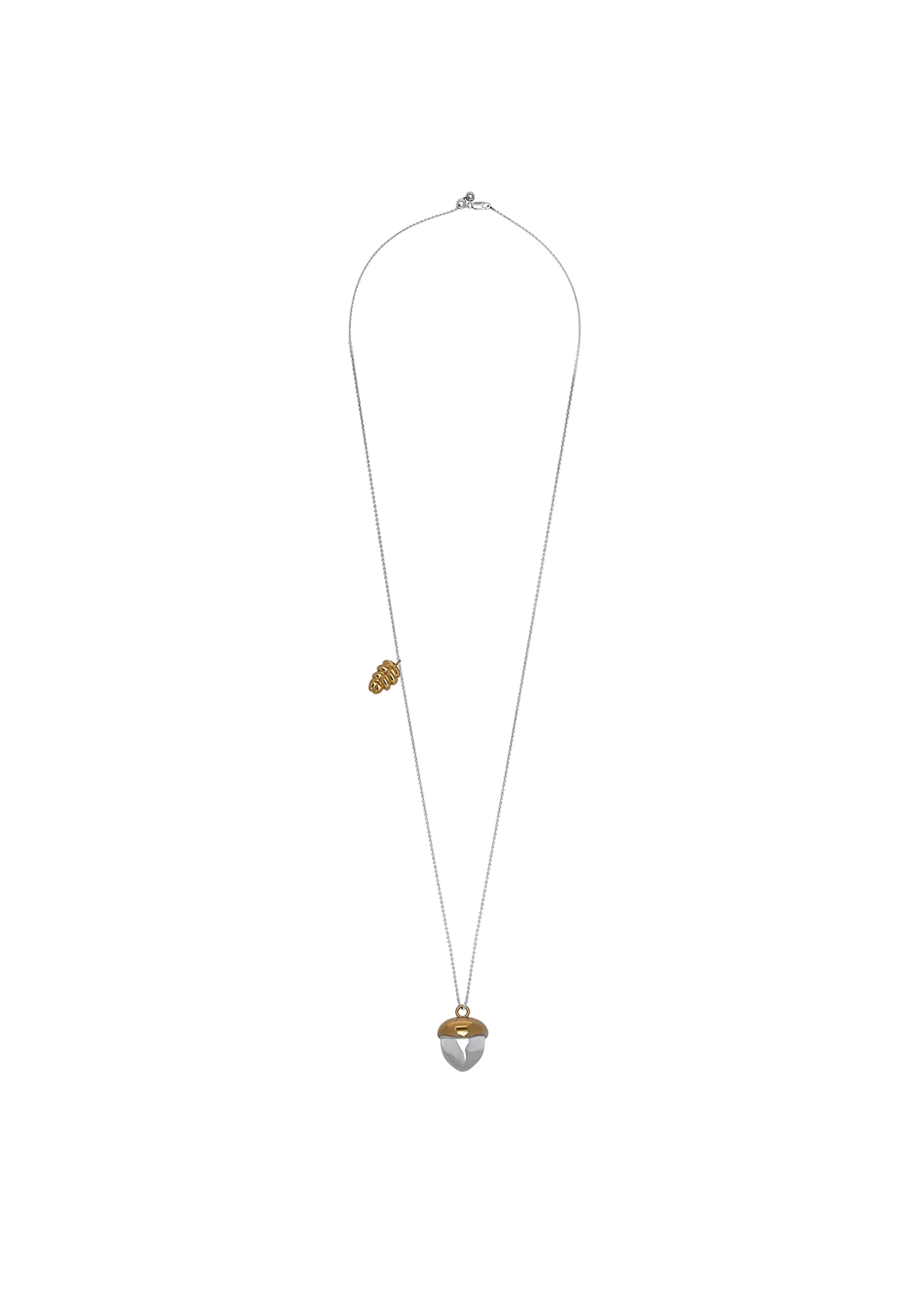 Acorn Pendant with Leaf - Image 3