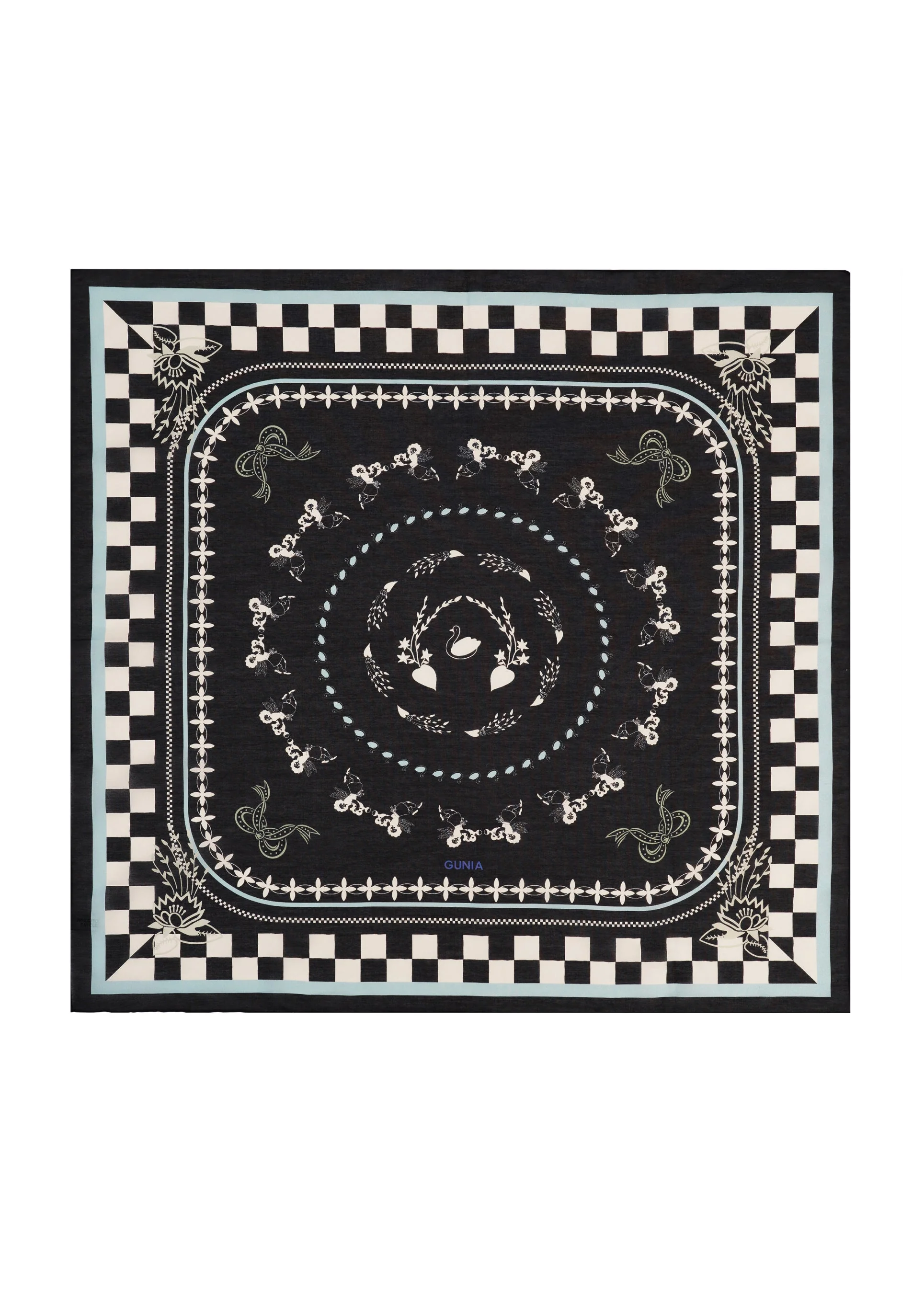 Angels Batiste Headscarf in Black