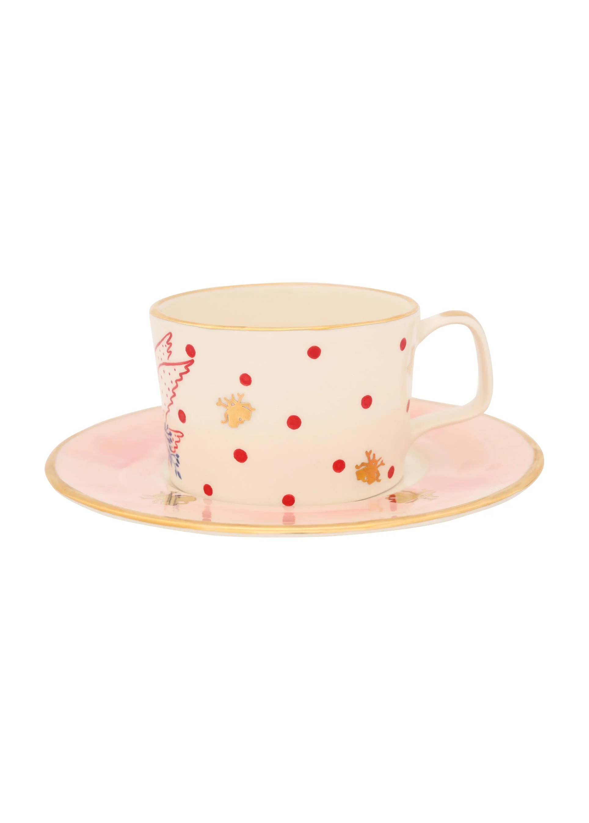 Dove Tea Cup and Saucer Set