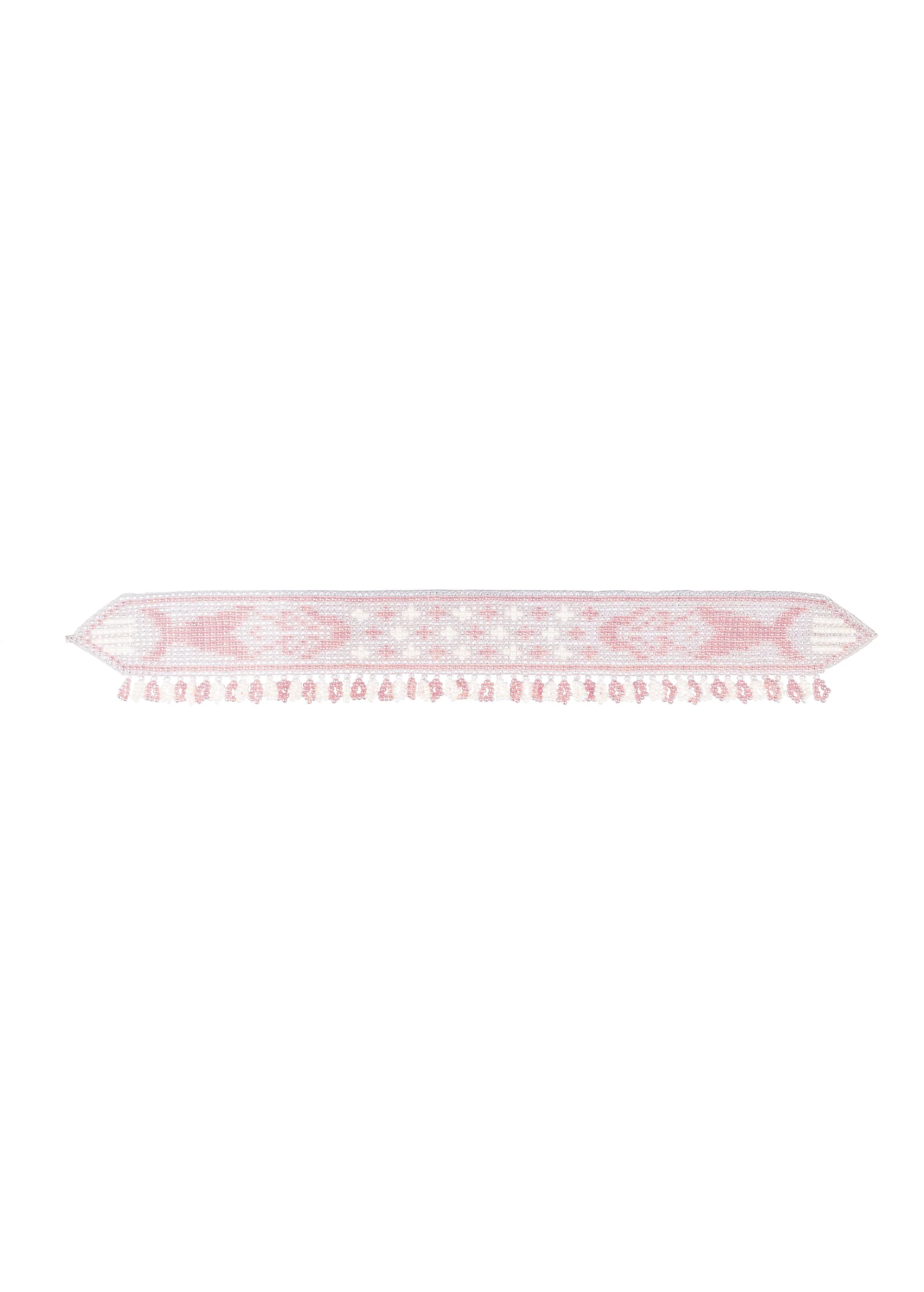 Mermaid Beaded Herdan in Pink - Image 3