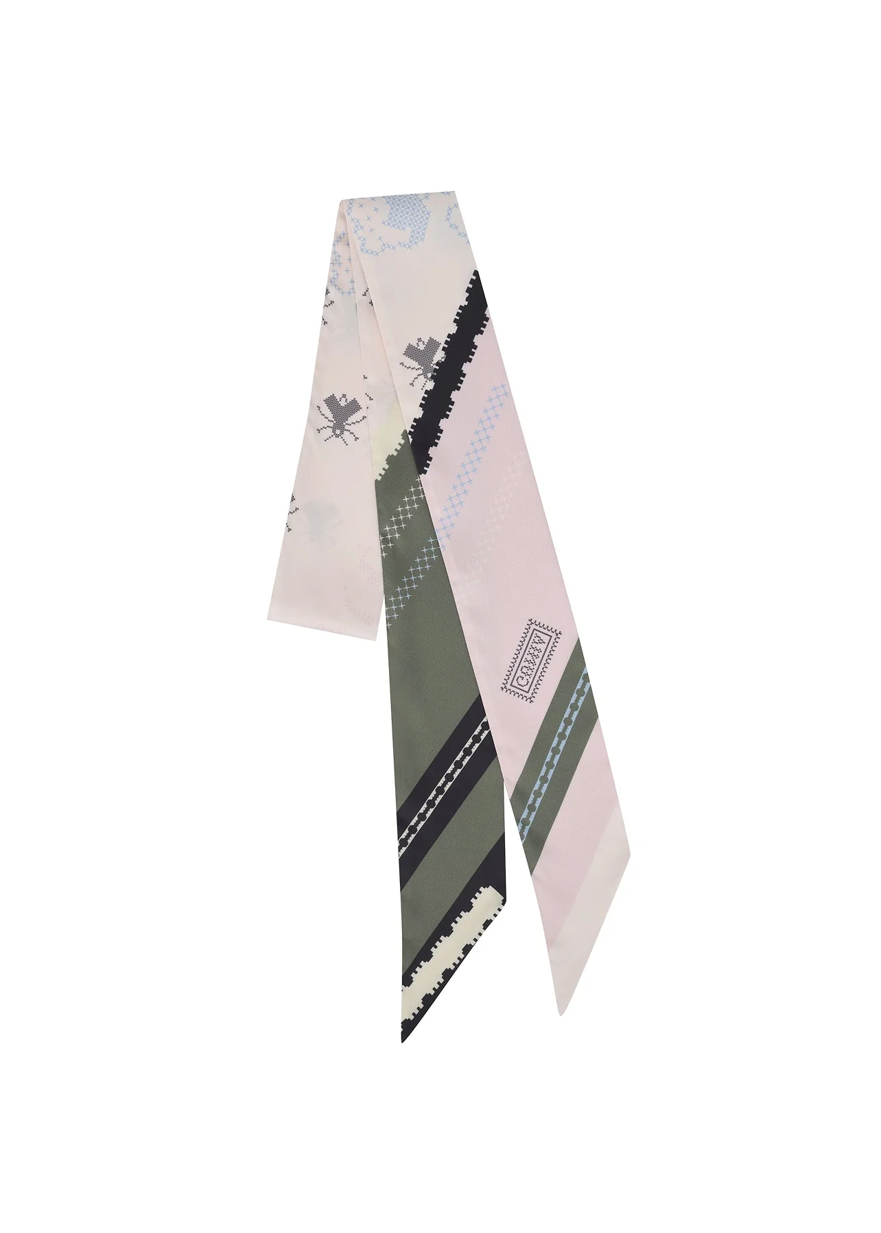 Bee Silk Headscarf Long