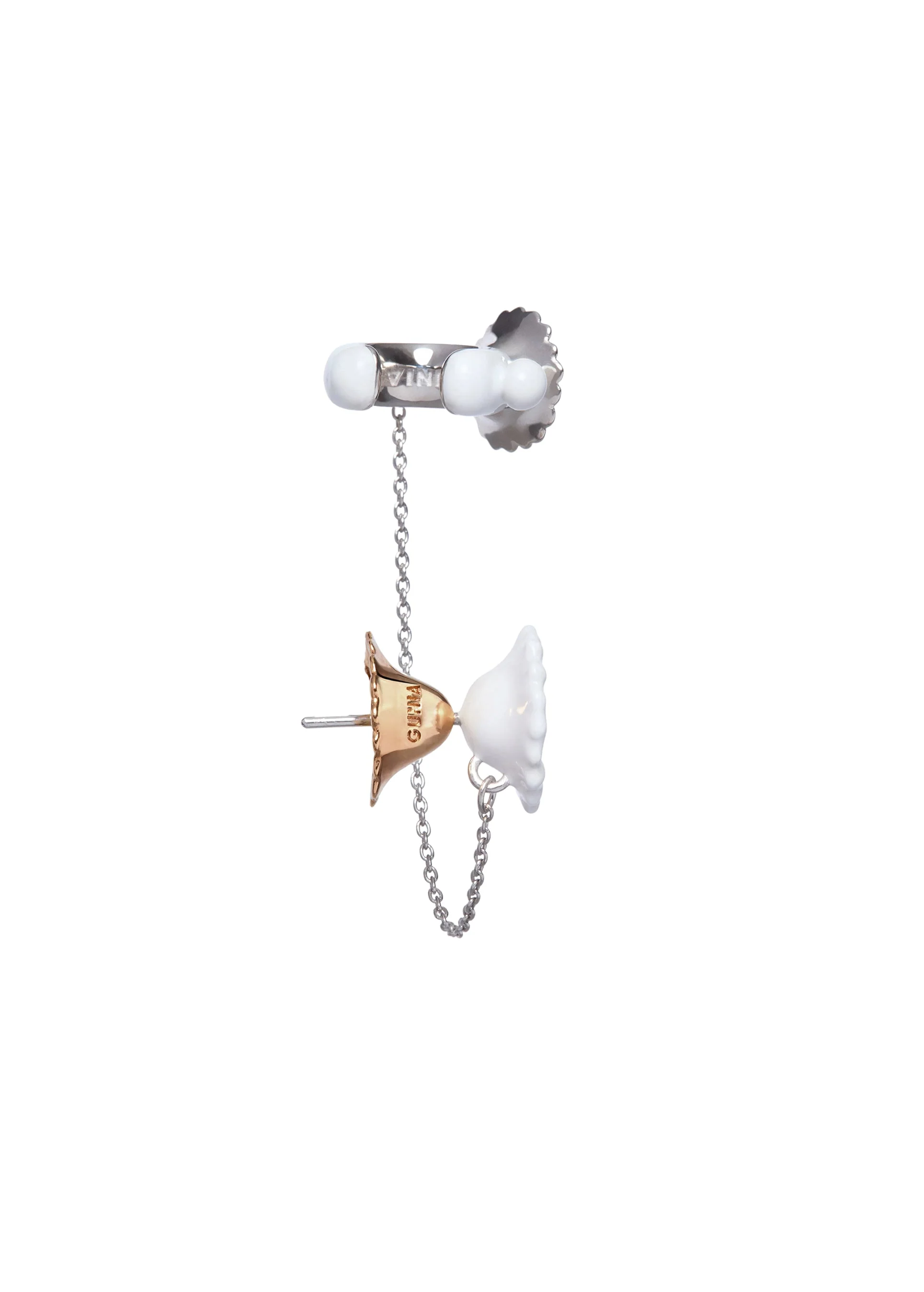 Malva Chain Ear Cuff - Image 3