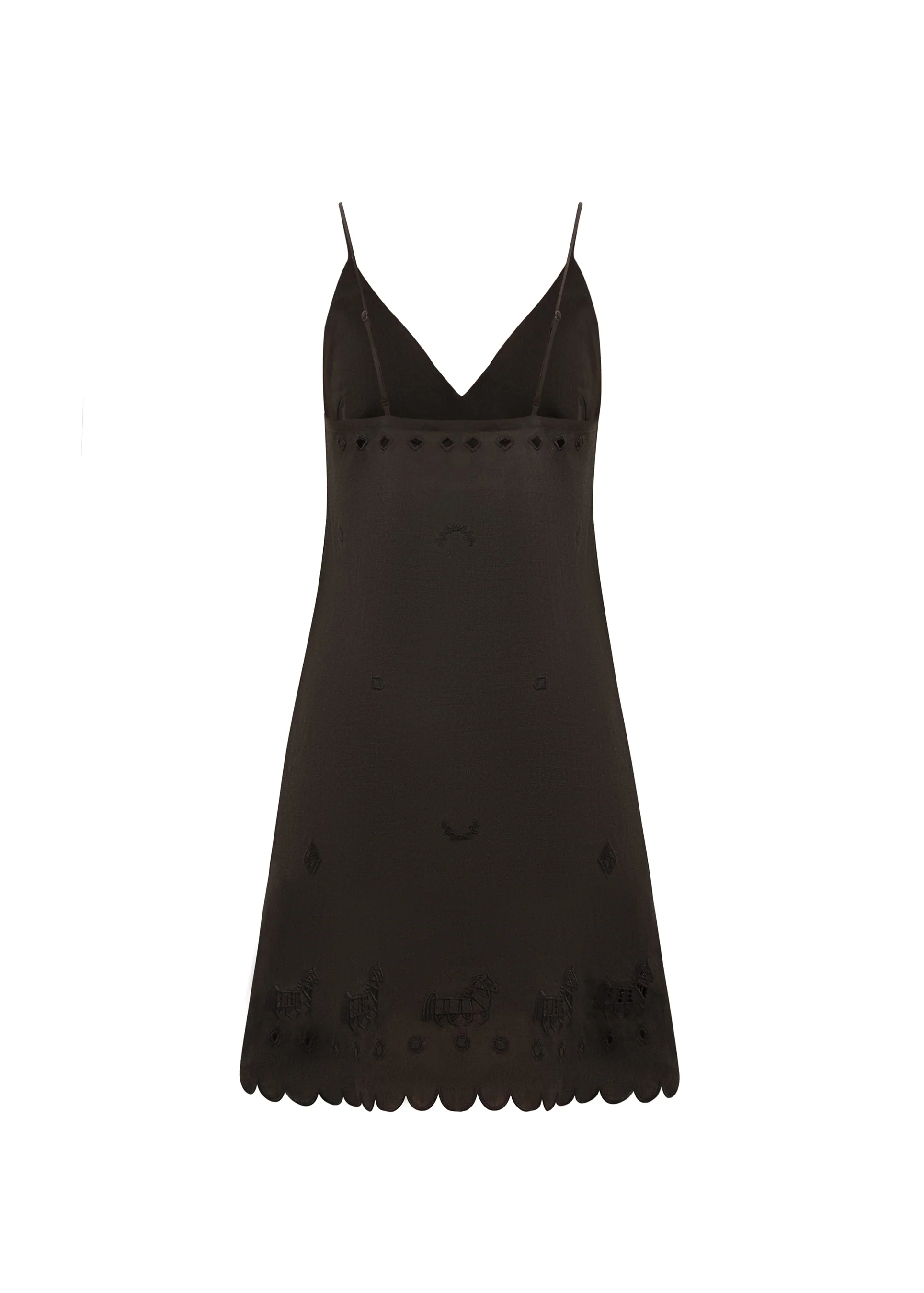 Oliviia Embroidered Mini Dress - Image 4