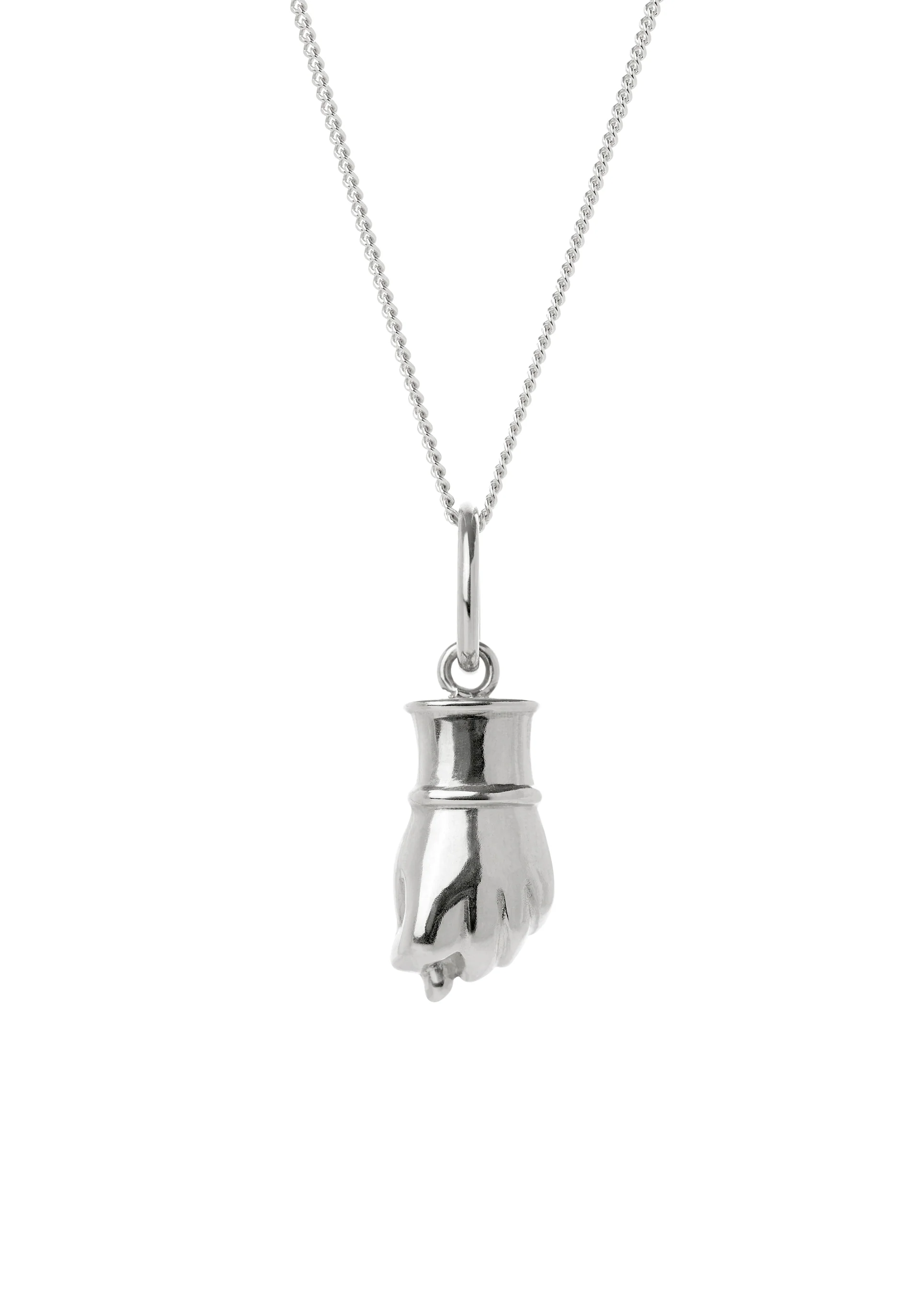 Pendant Fig sign small silver - Image 2