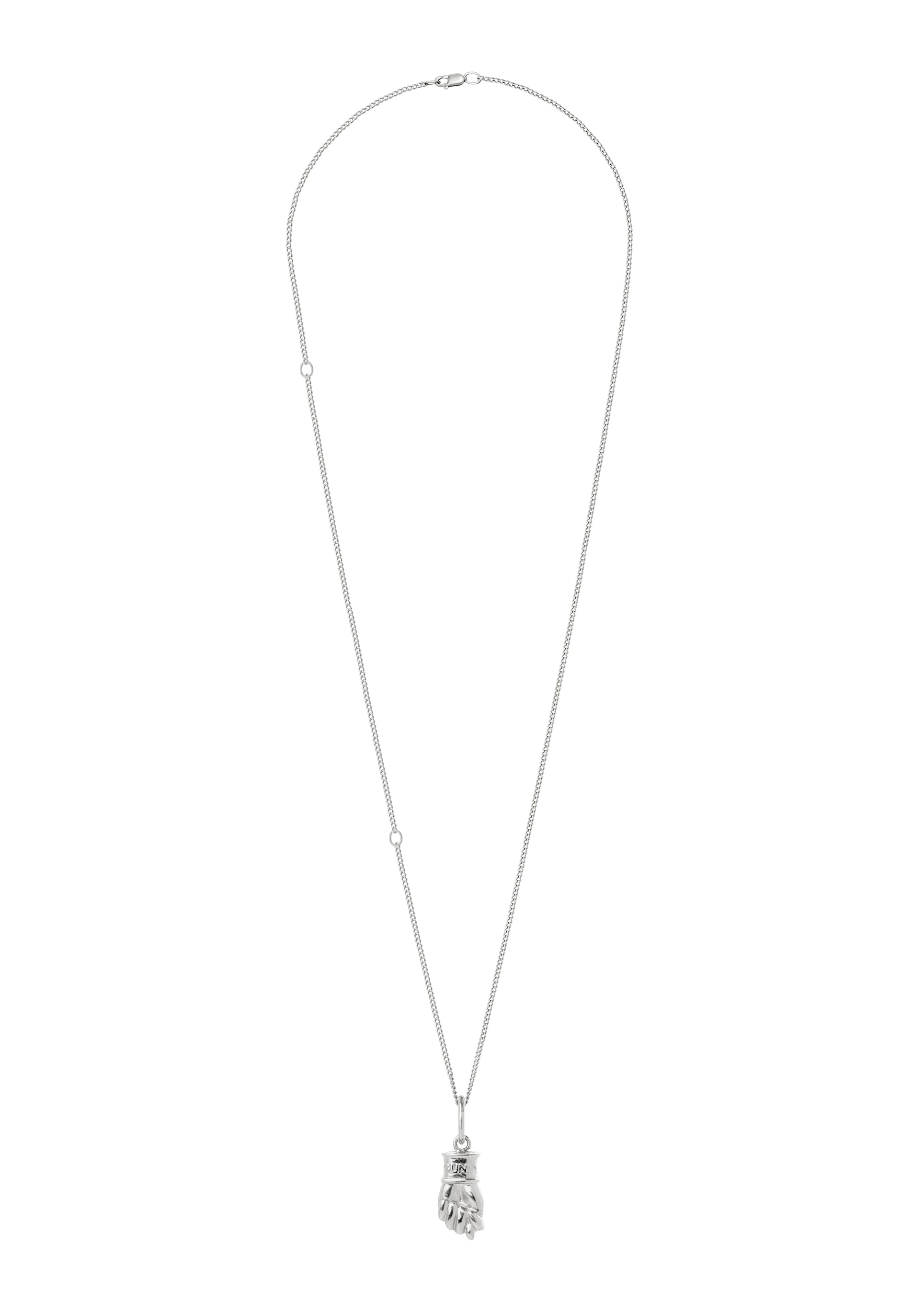 Pendant Fig sign small silver - Image 4