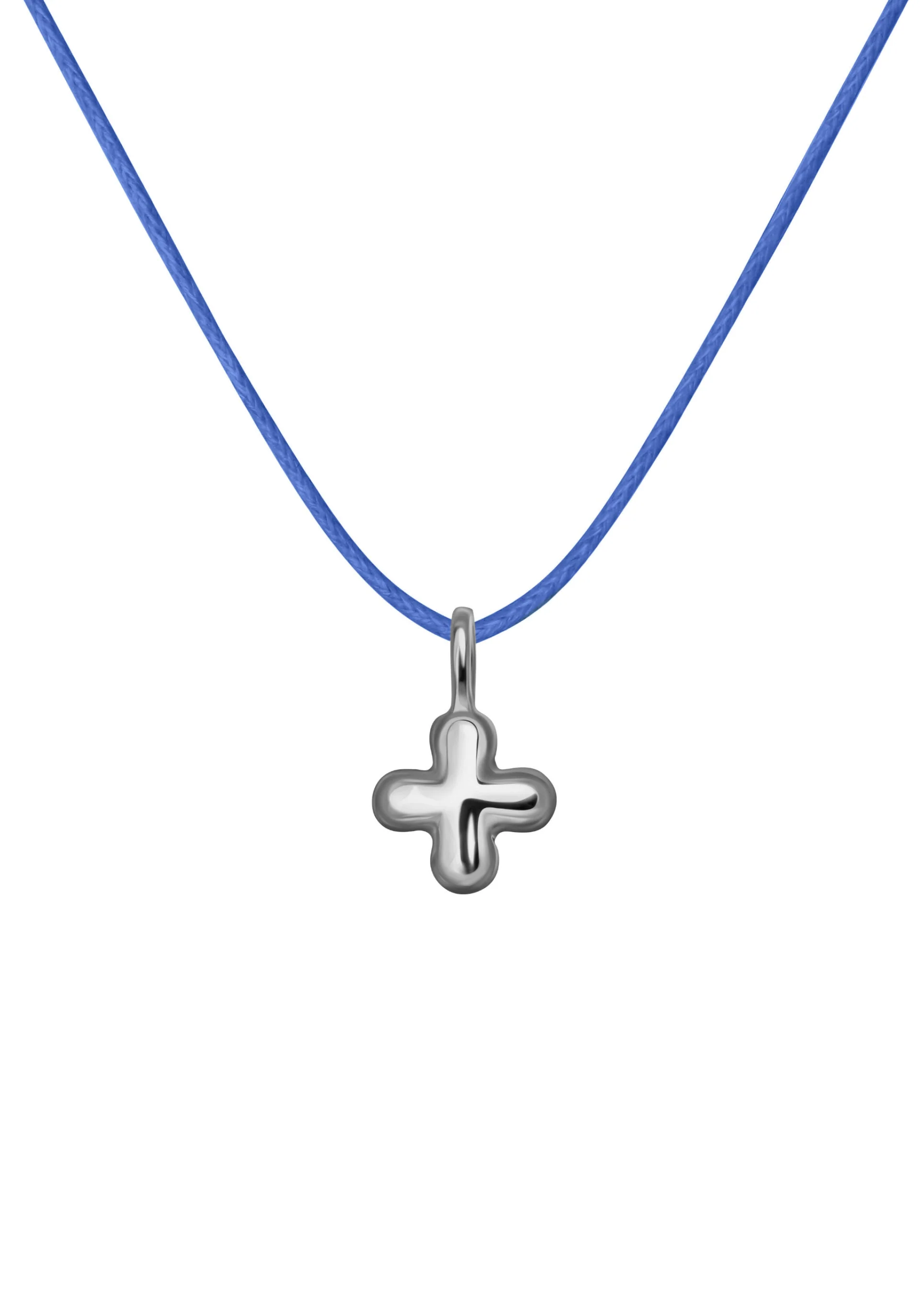 Silver Cross Pendant for children - Image 2