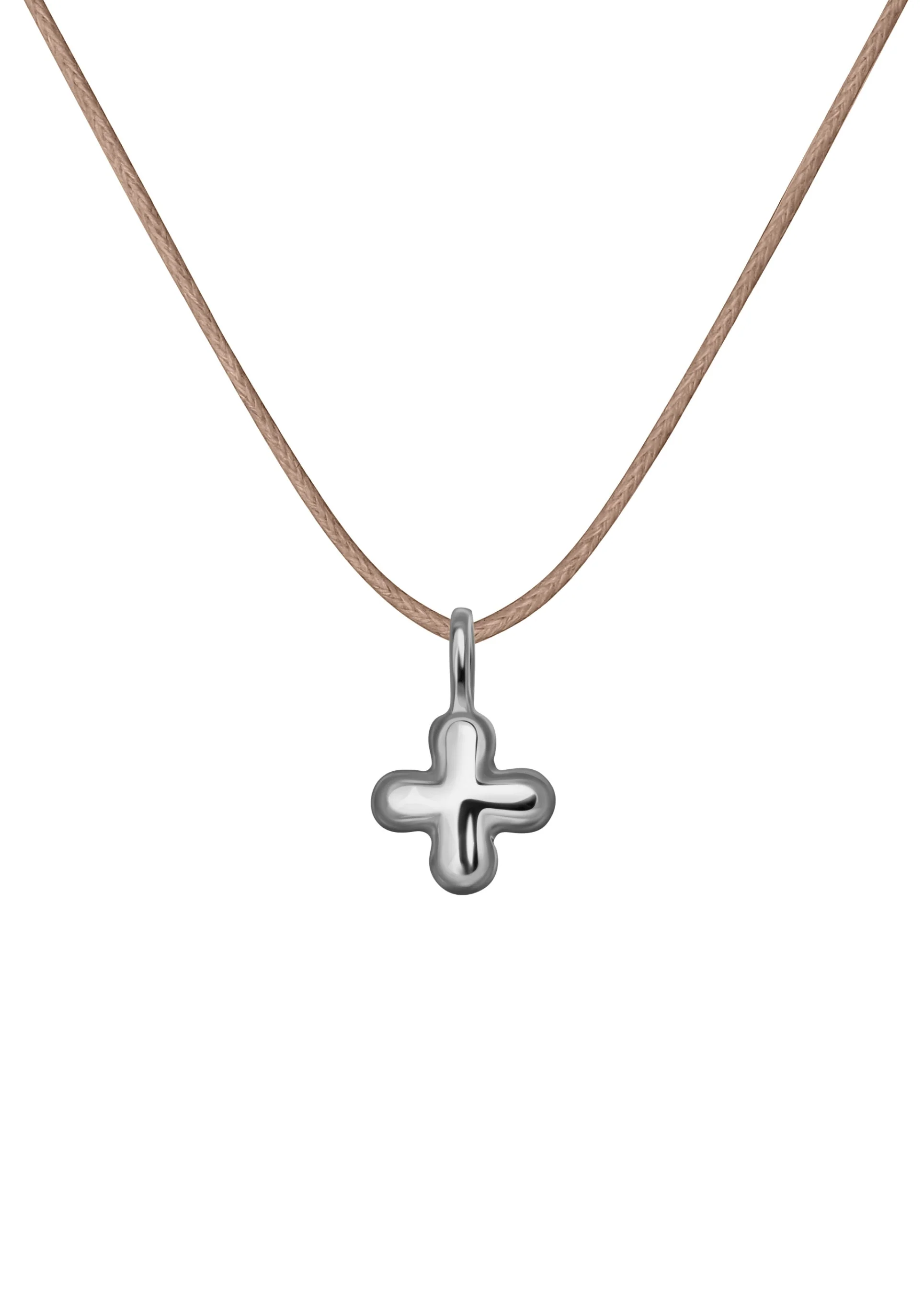 Silver Cross Pendant for children - Image 3