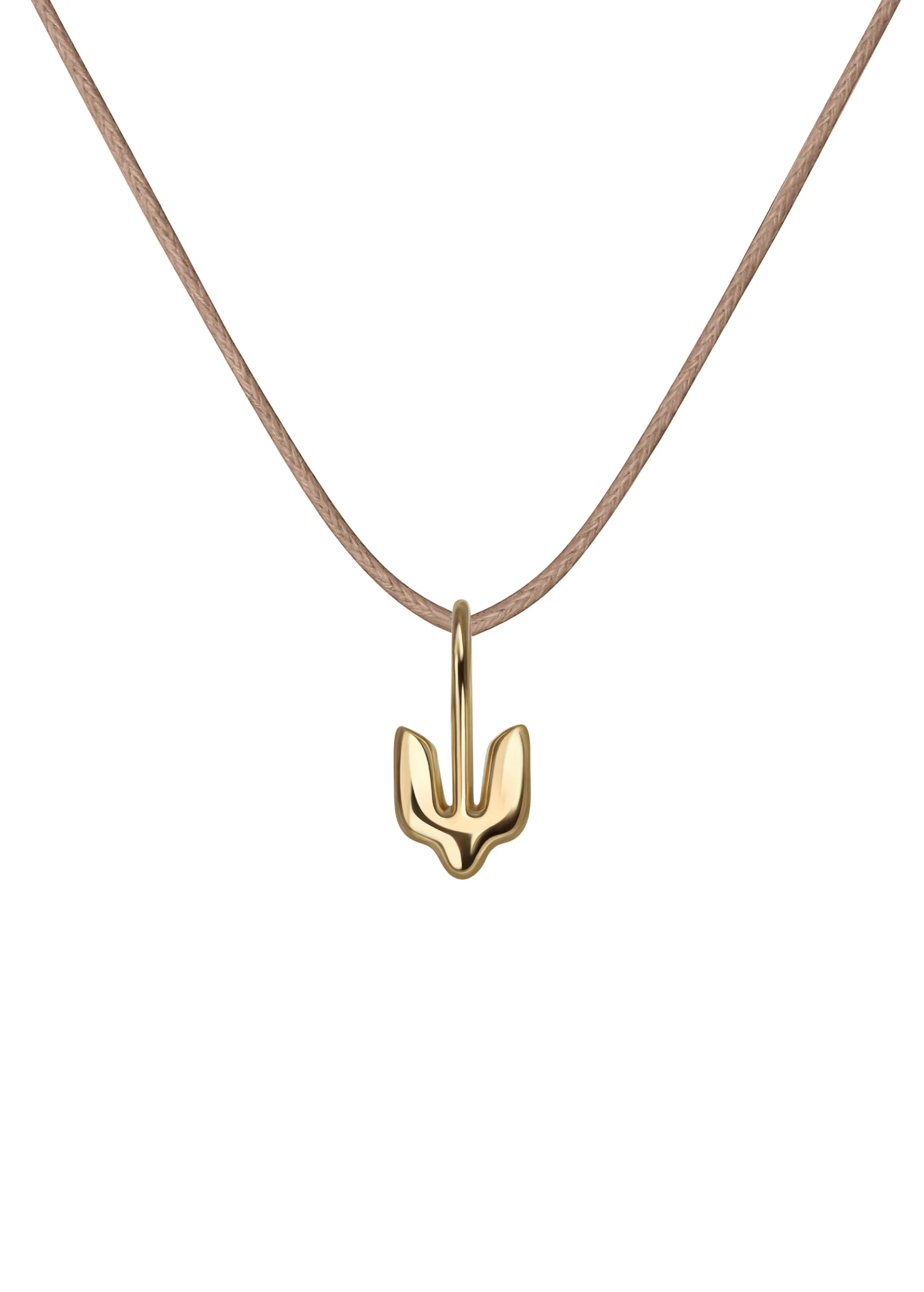 Gold Plated Pendant Trident for children - Image 2