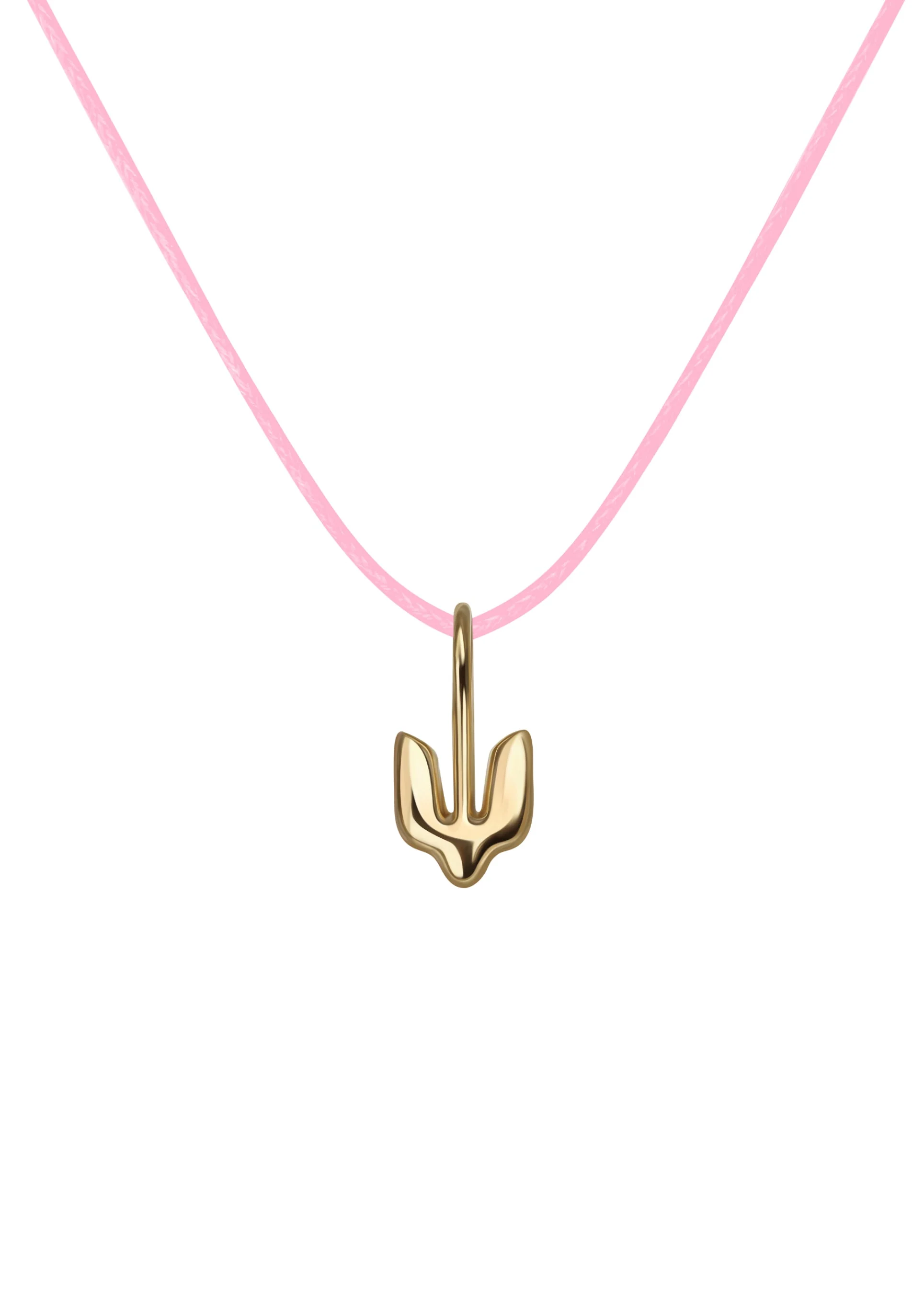 Gold Plated Pendant Trident for children - Image 3