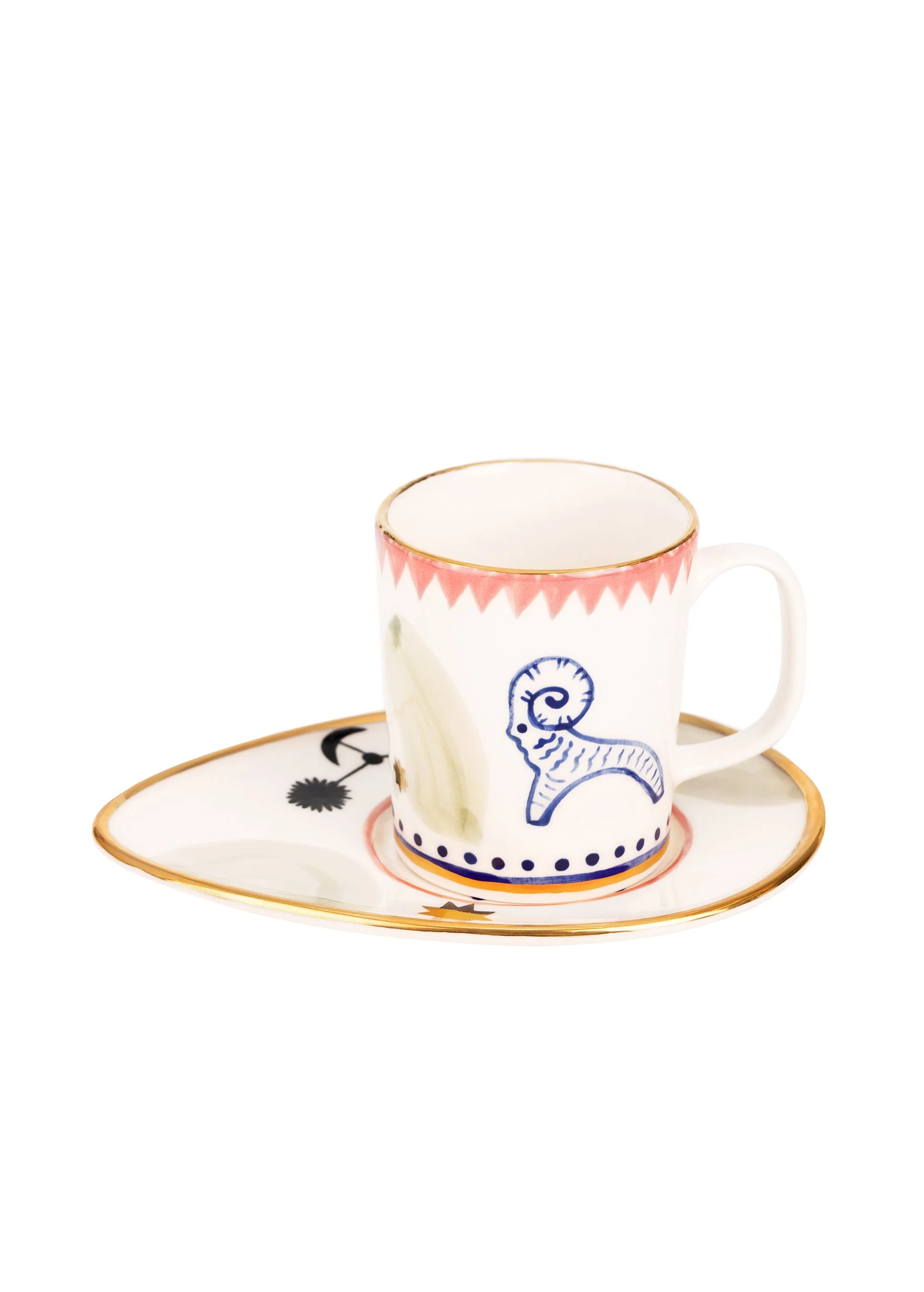 Coffee Mugs and Saucers Set Vesna - Image 4