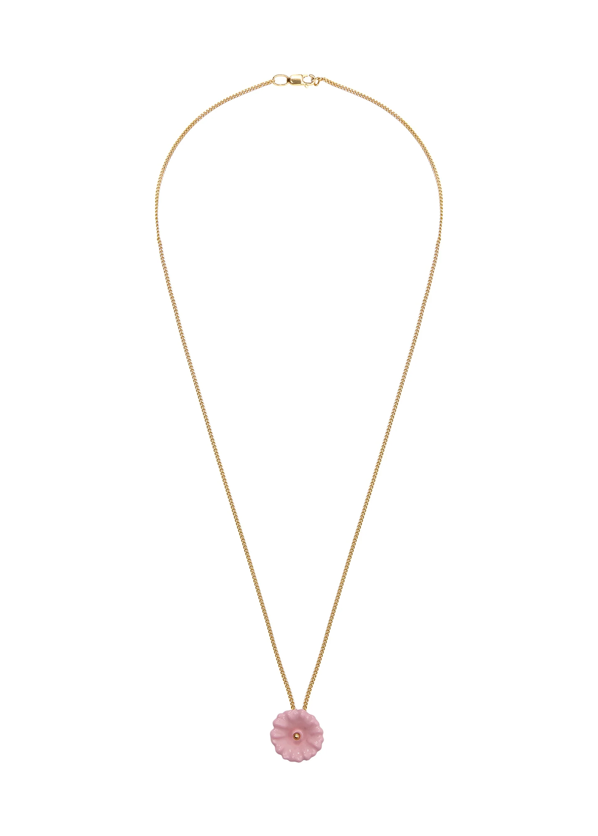 Malva Flower Pendant in Gilding - Image 3