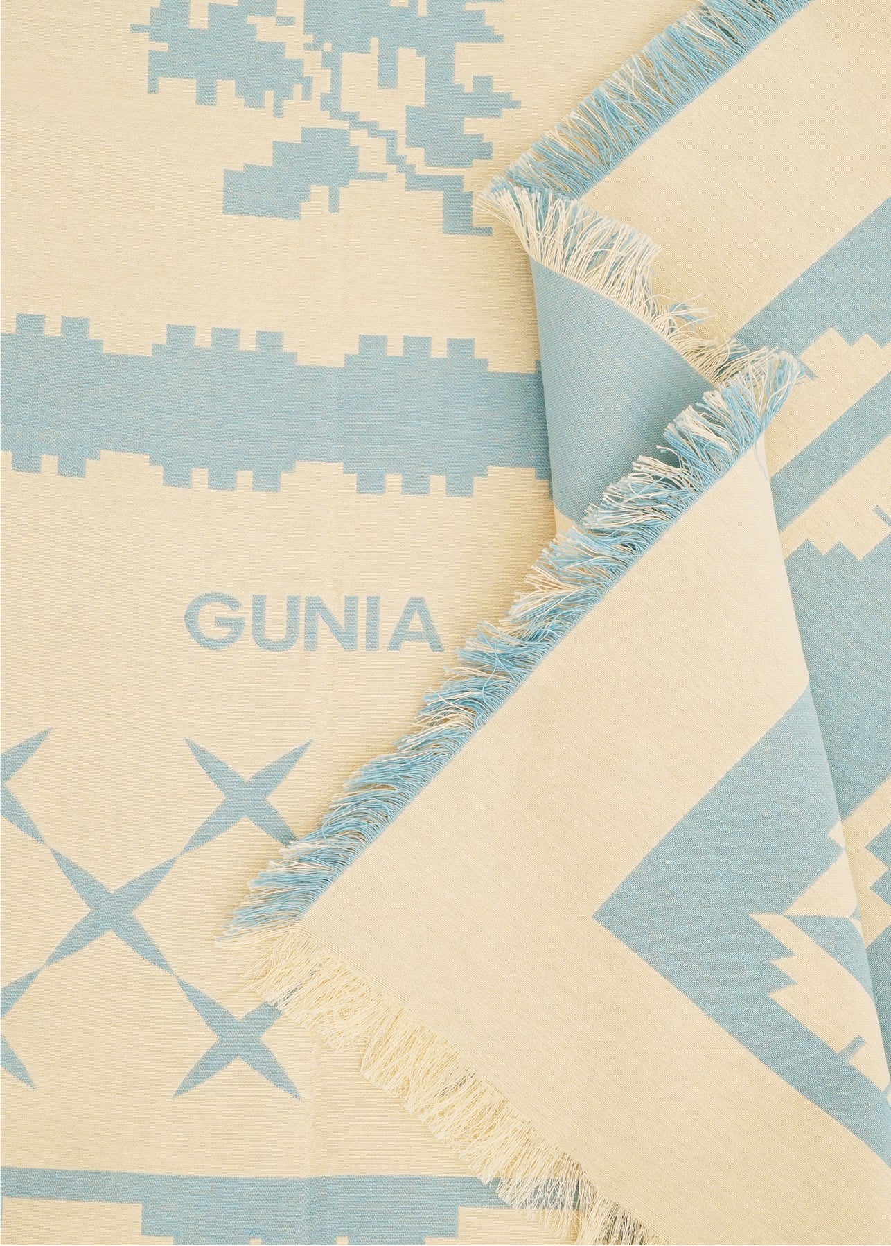 Ruzha Throw Blanket in Blue - Image 2