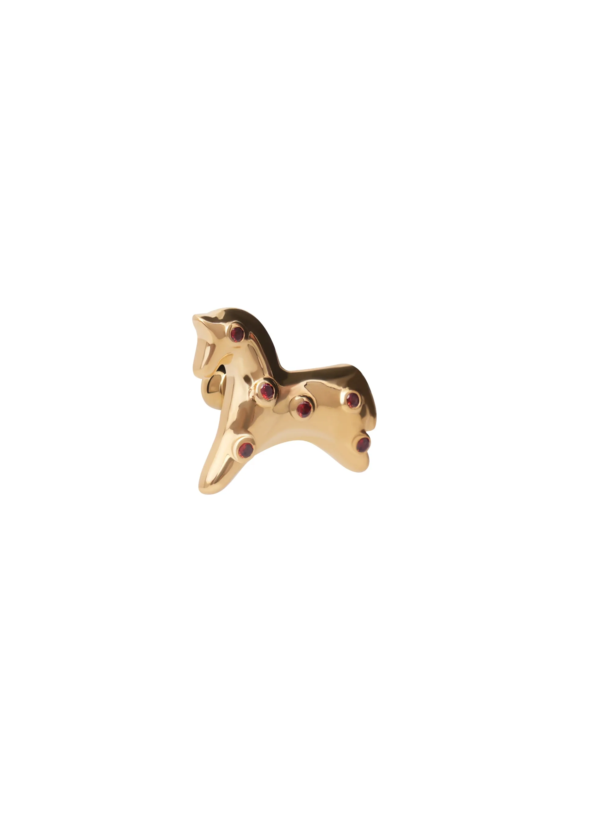 Lucky Earrings in Gilding with Gemstone - Image 10