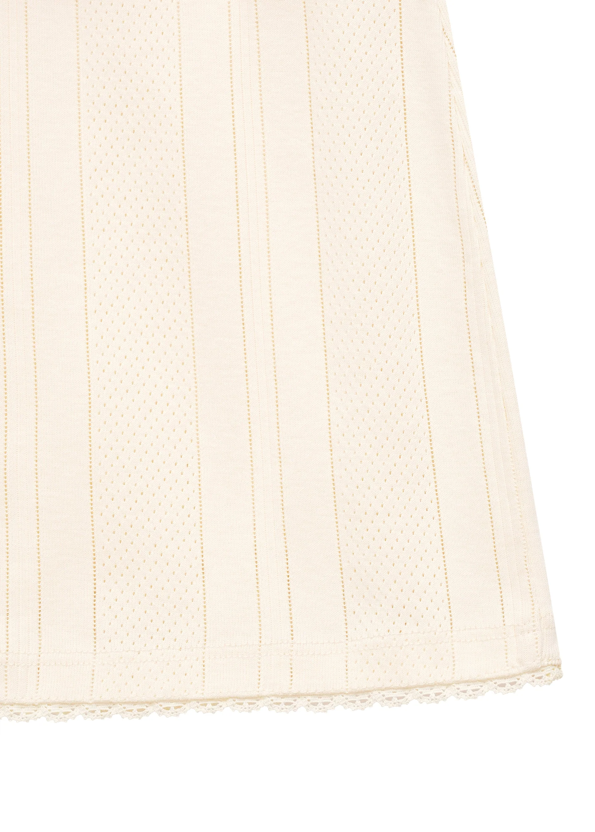 Textured Shorts in Milk - Image 3