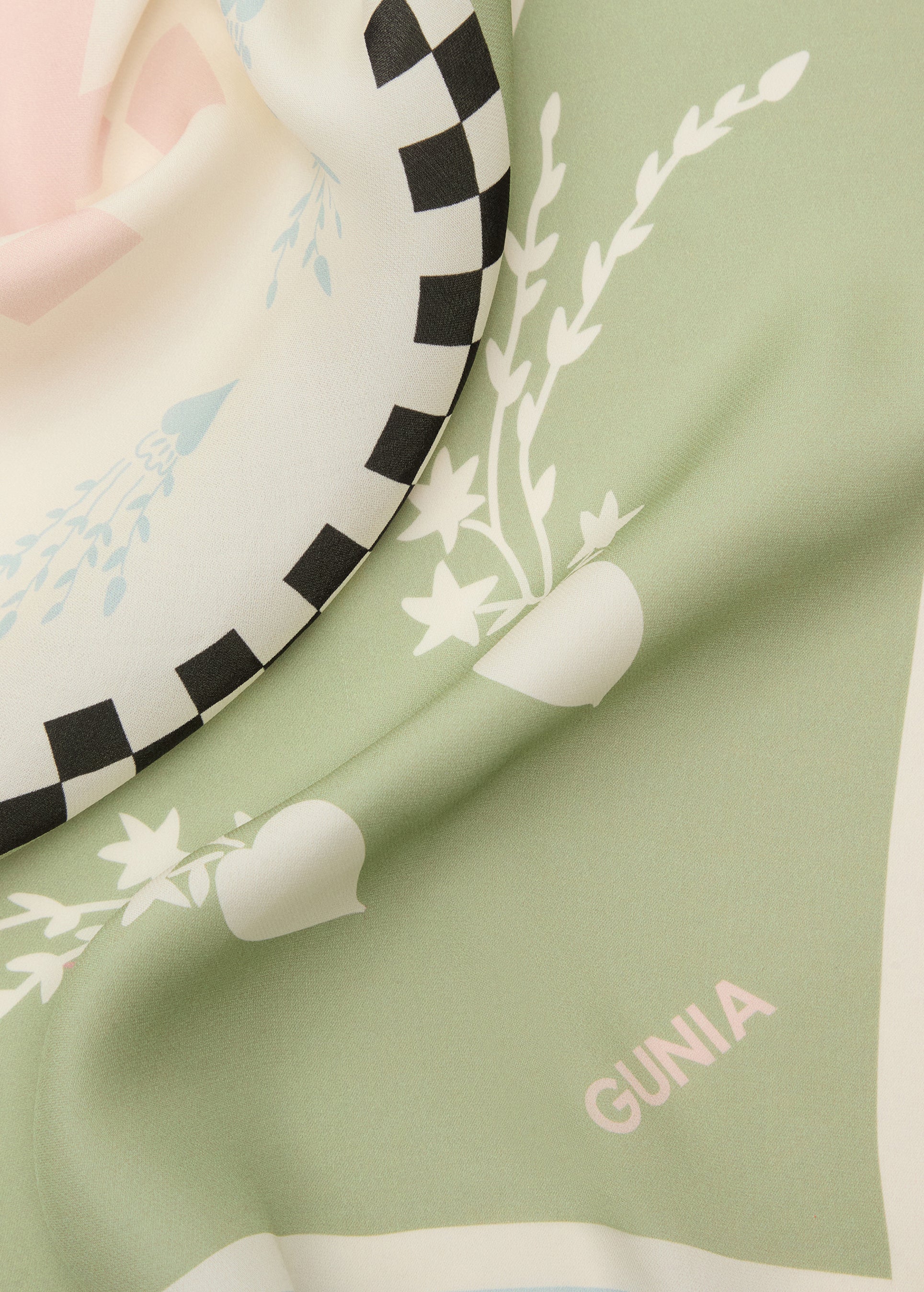 Circle Silk Bandana - Image 2