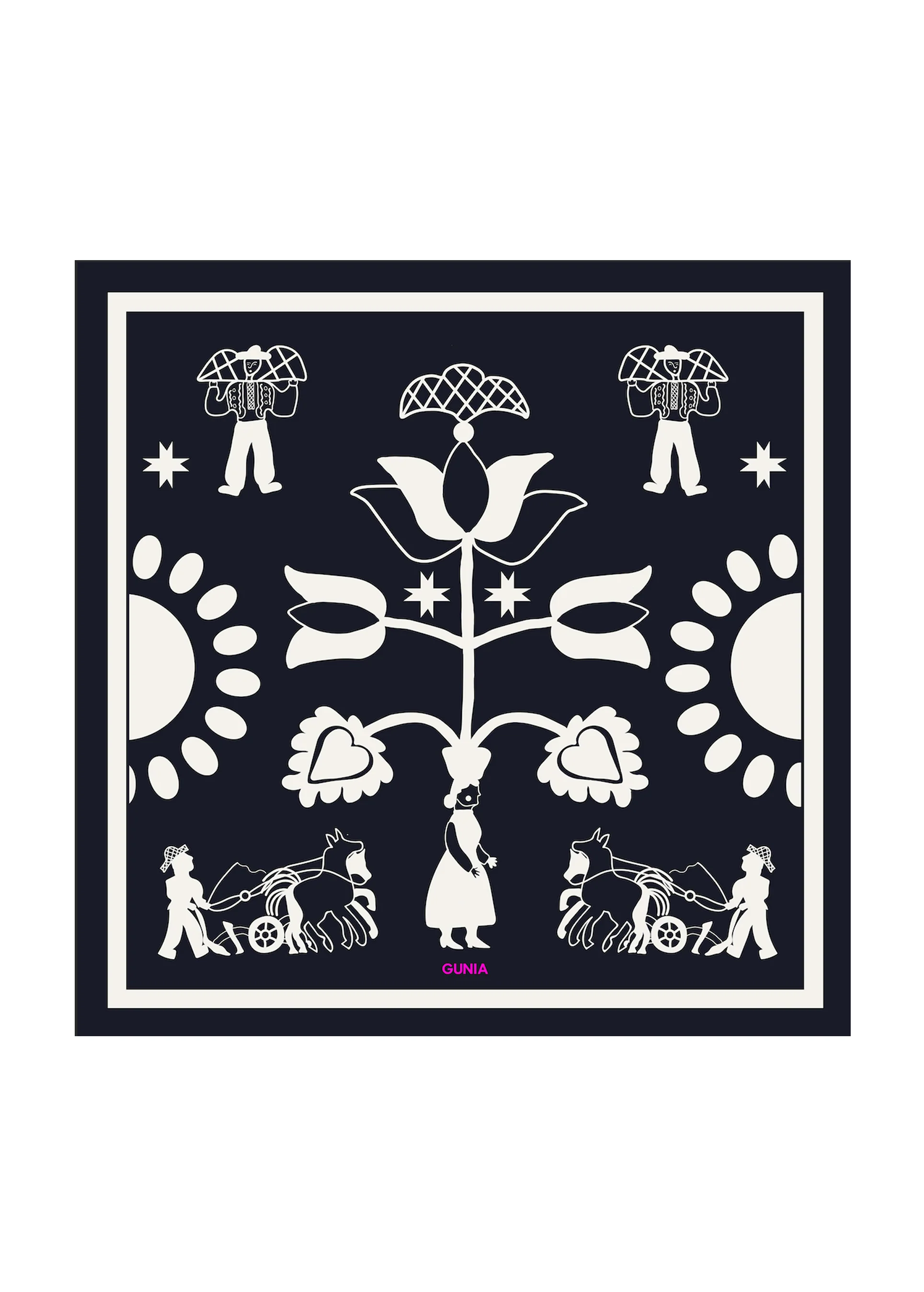 The Tree of Life Silk Headscarf