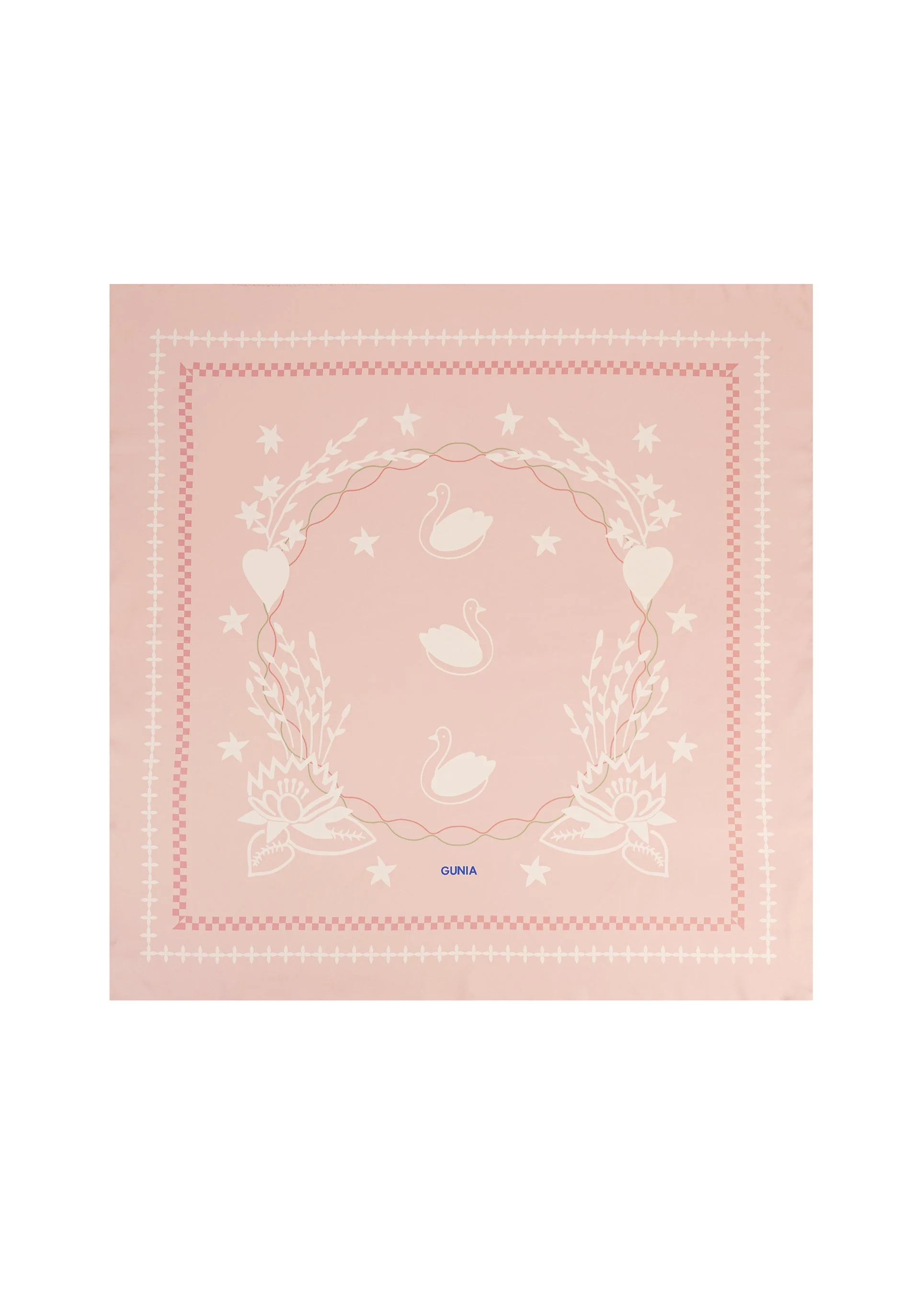 Lybid Silk Headscarf in Pink