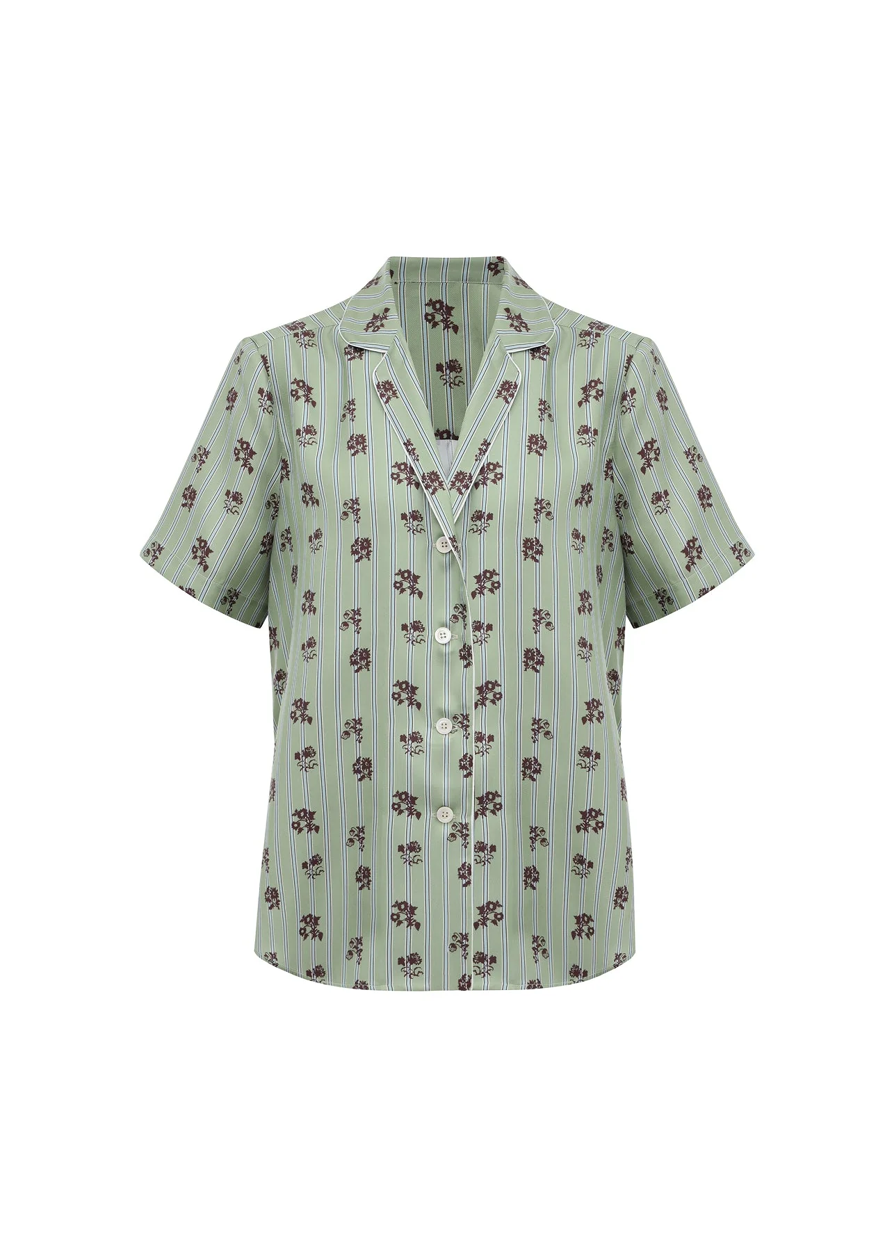 Silk Shirt in Yahidka Pattern