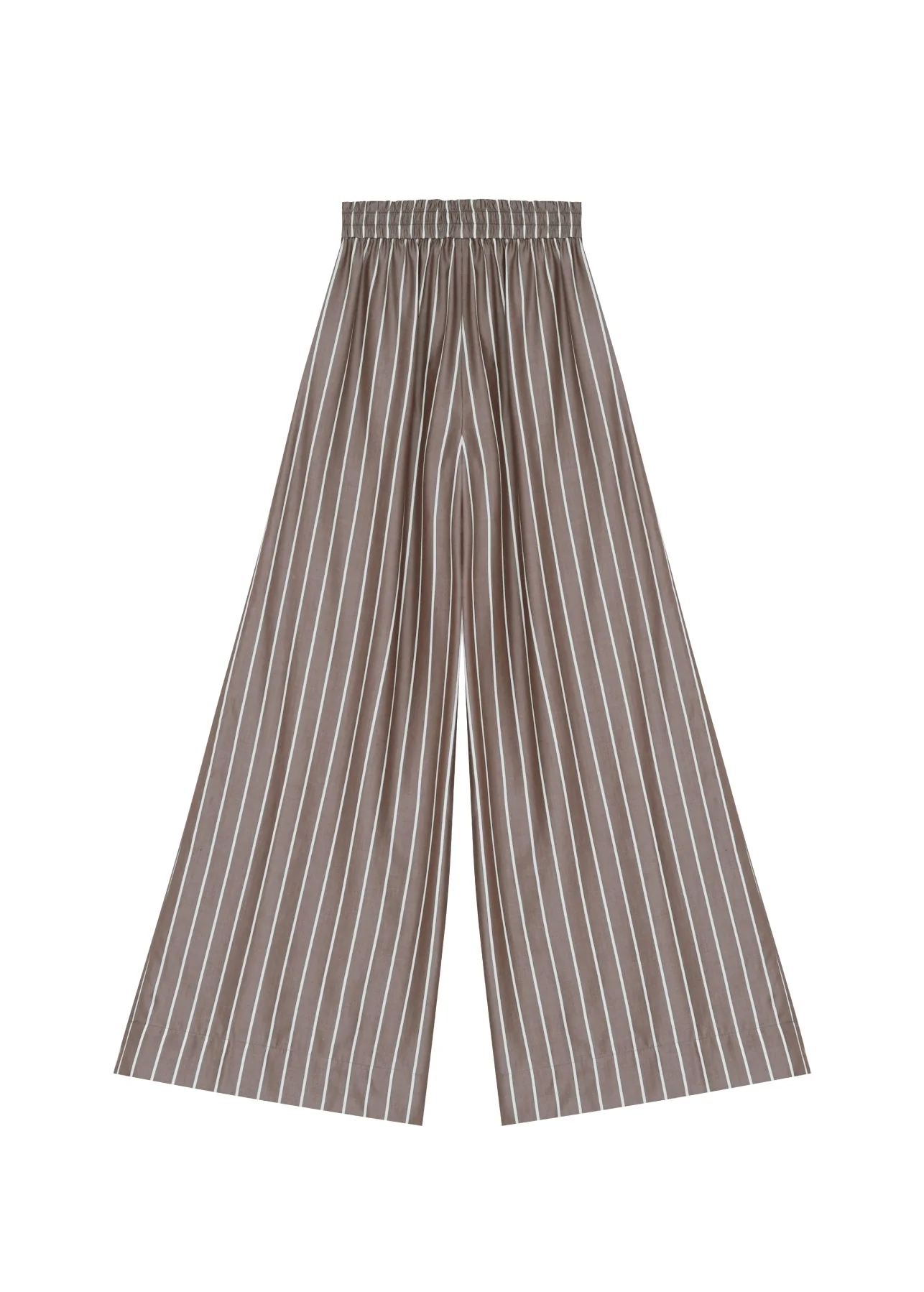Palazzo Trousers in Dark Stripes