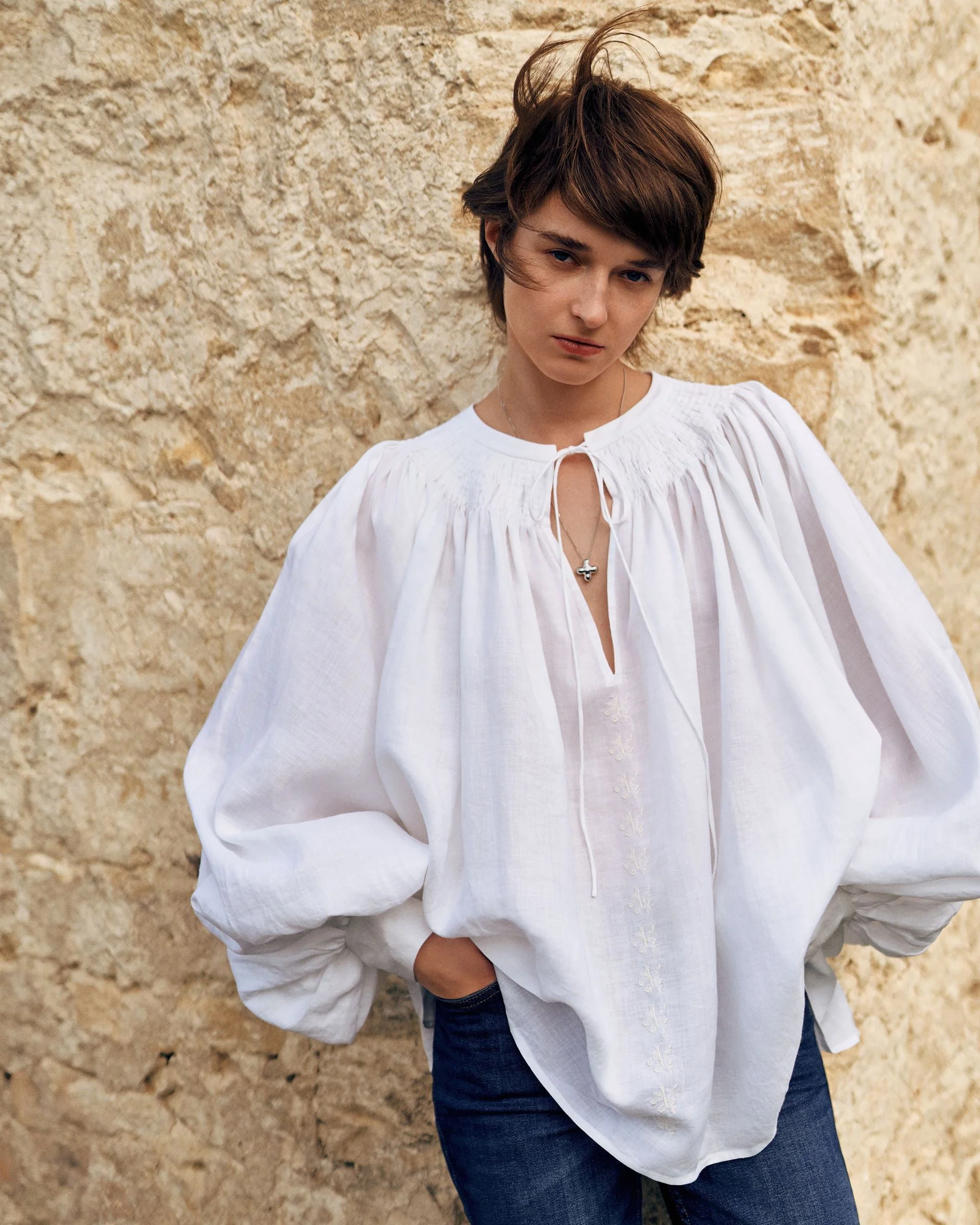Ilariia Embroidered Shirt - Image 7