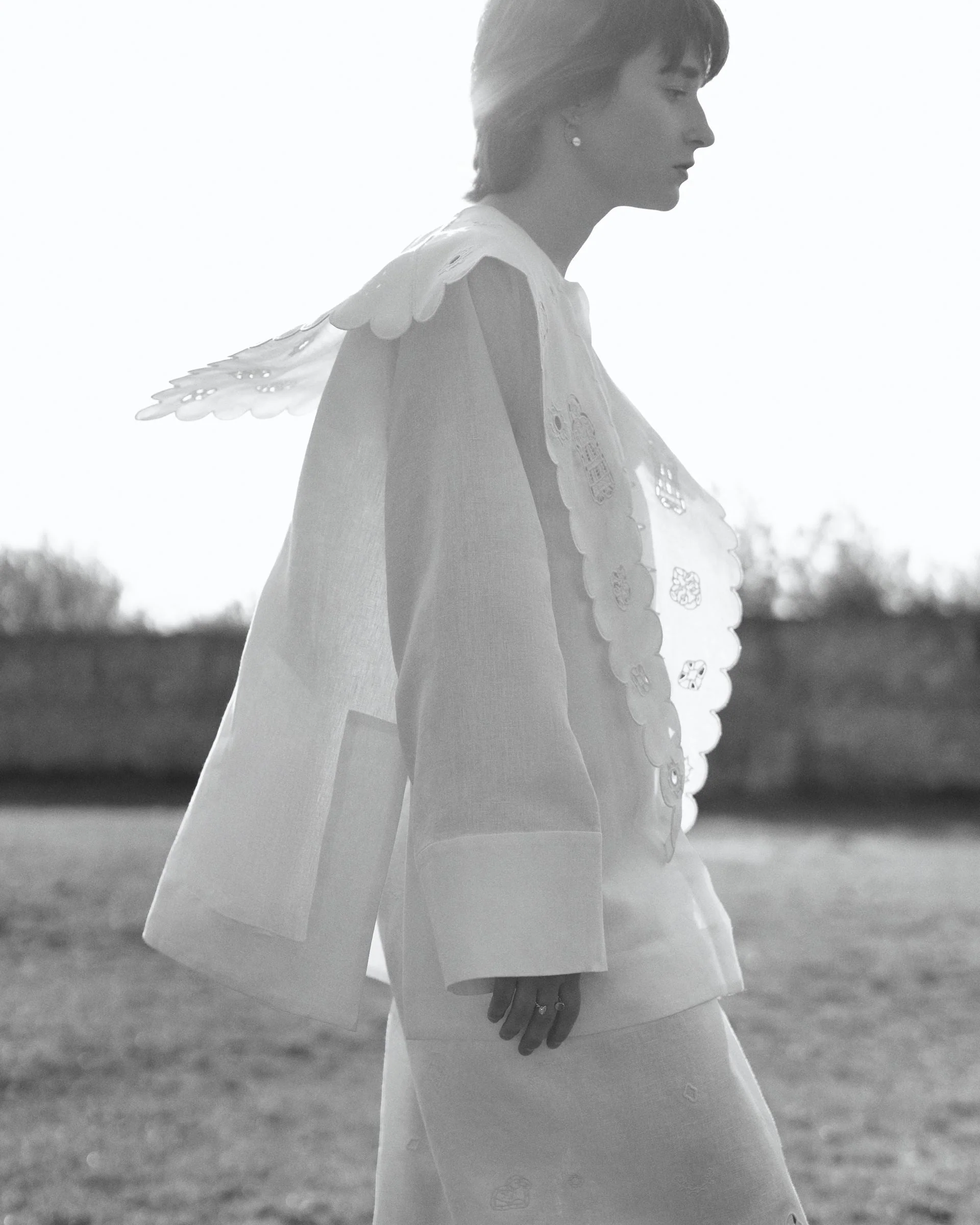 Severyna Shirt with Embroidered Collar - Image 7