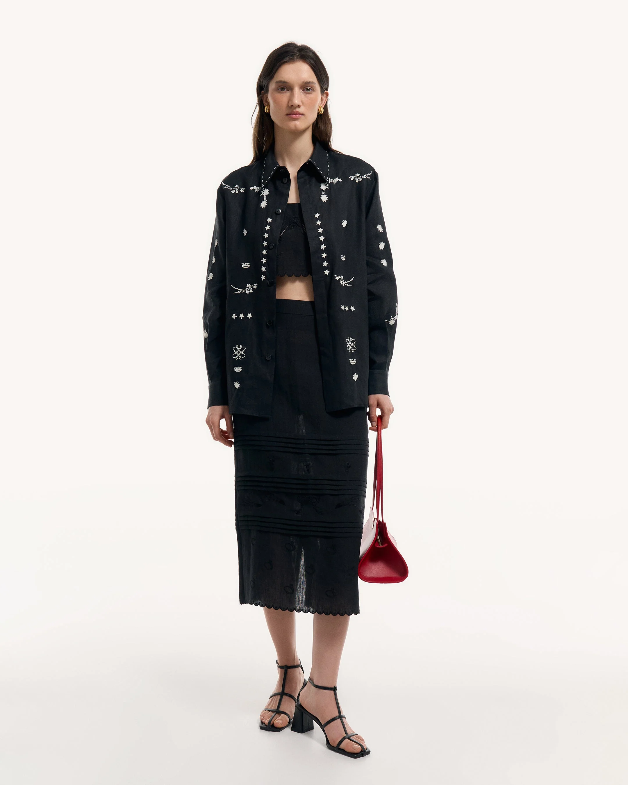 Vilena Skirt in Black - Image 4