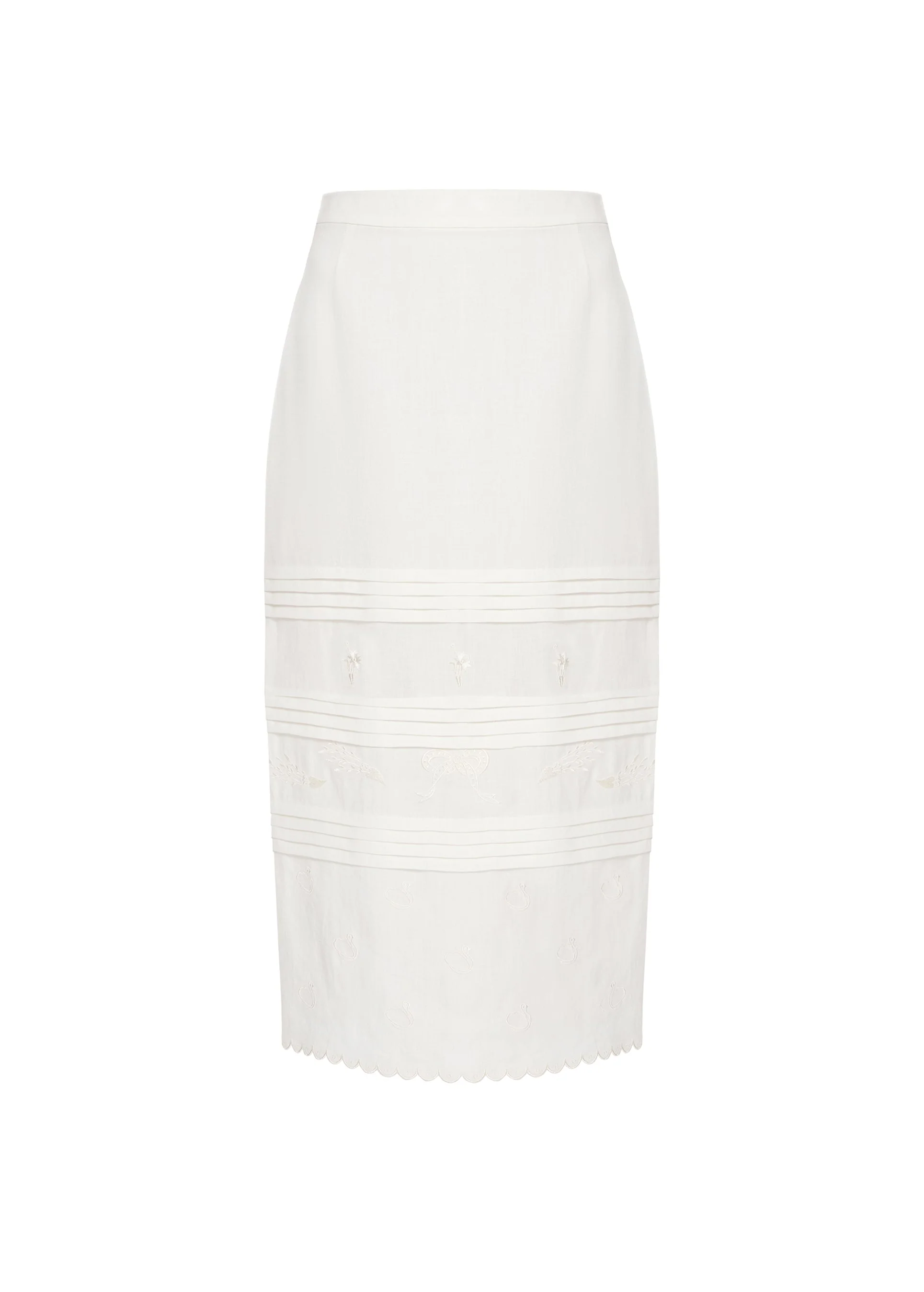 Vilena Skirt in Milk