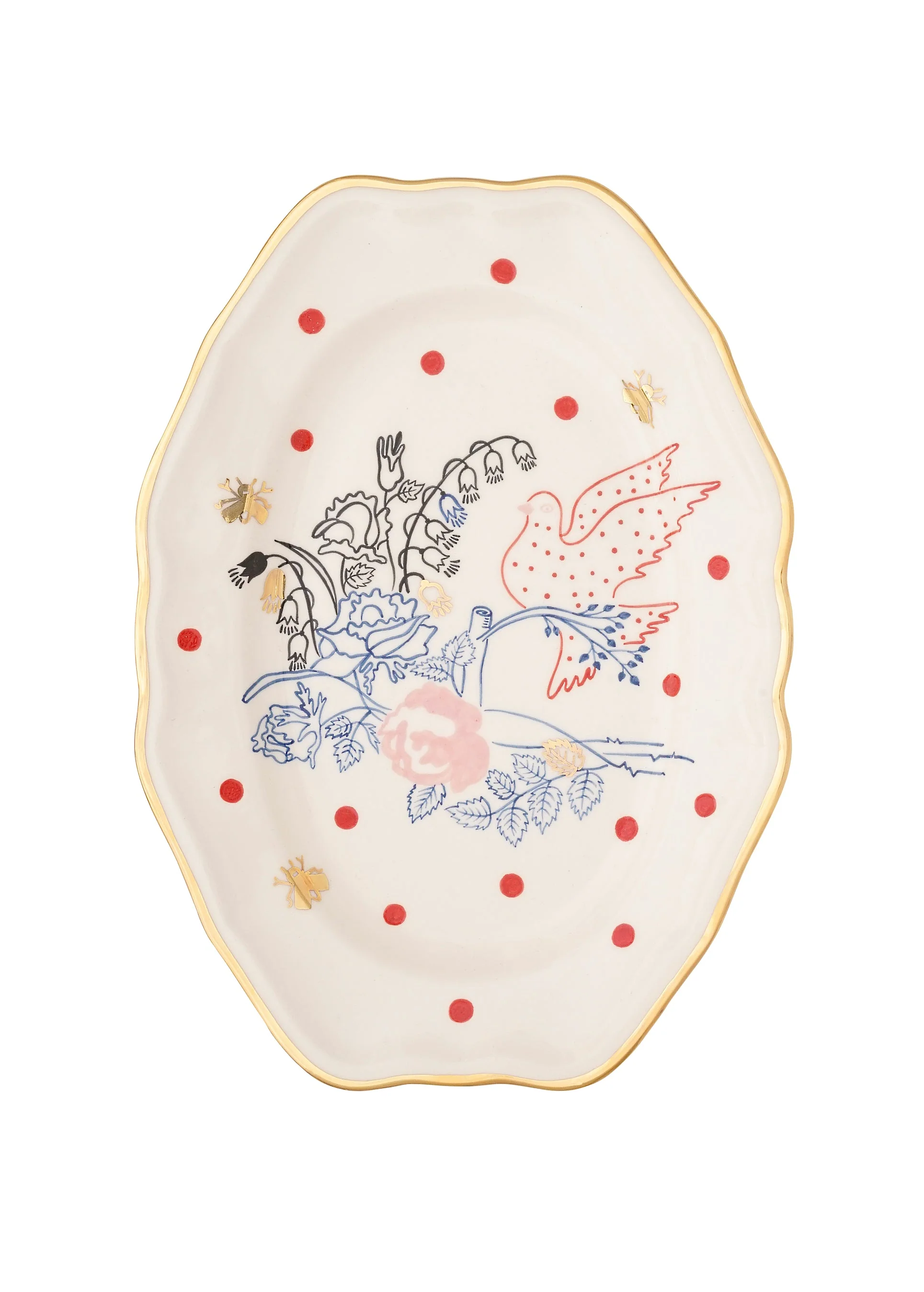 Dove Ornate Plate