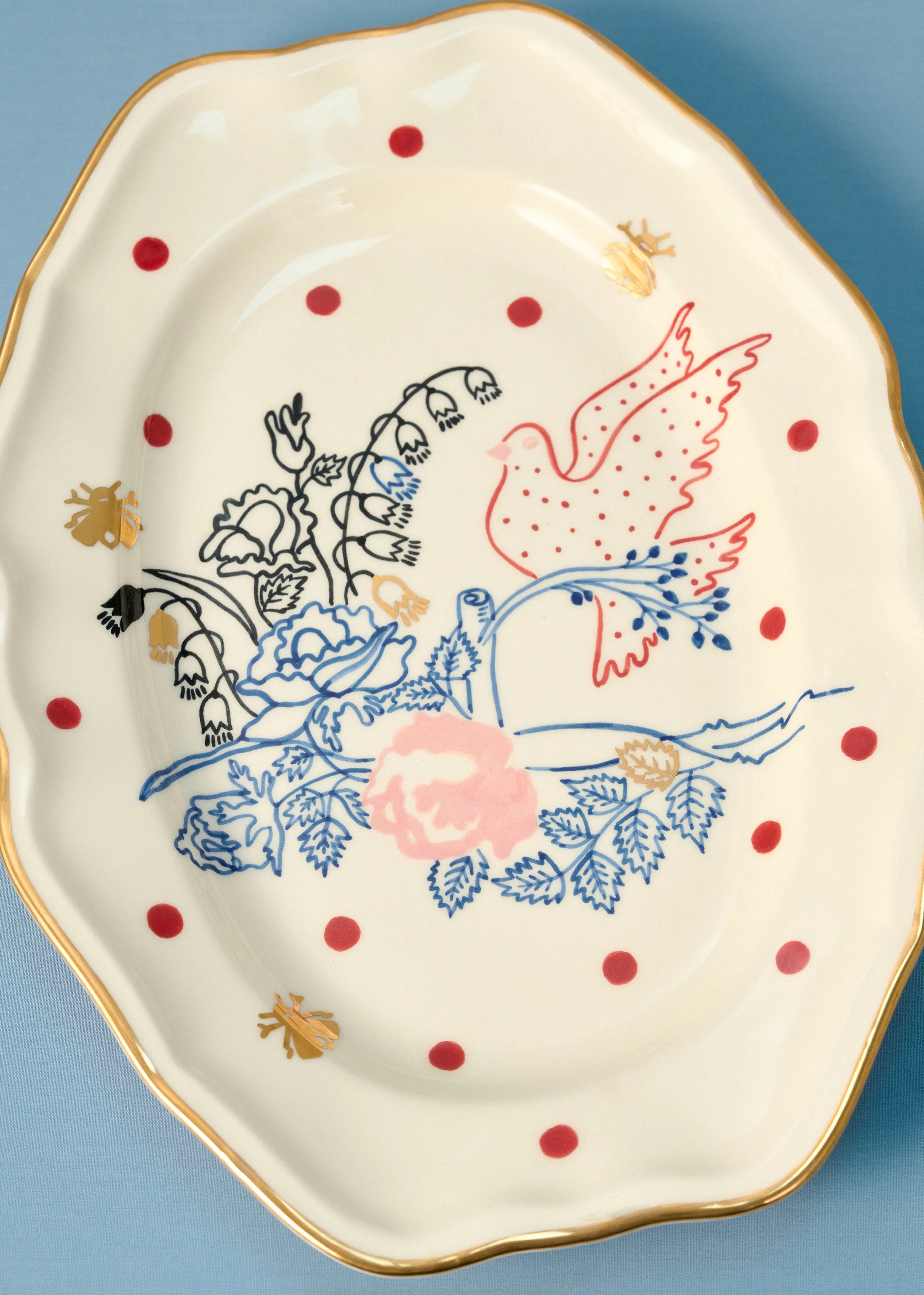 Dove Ornate Plate - Image 4