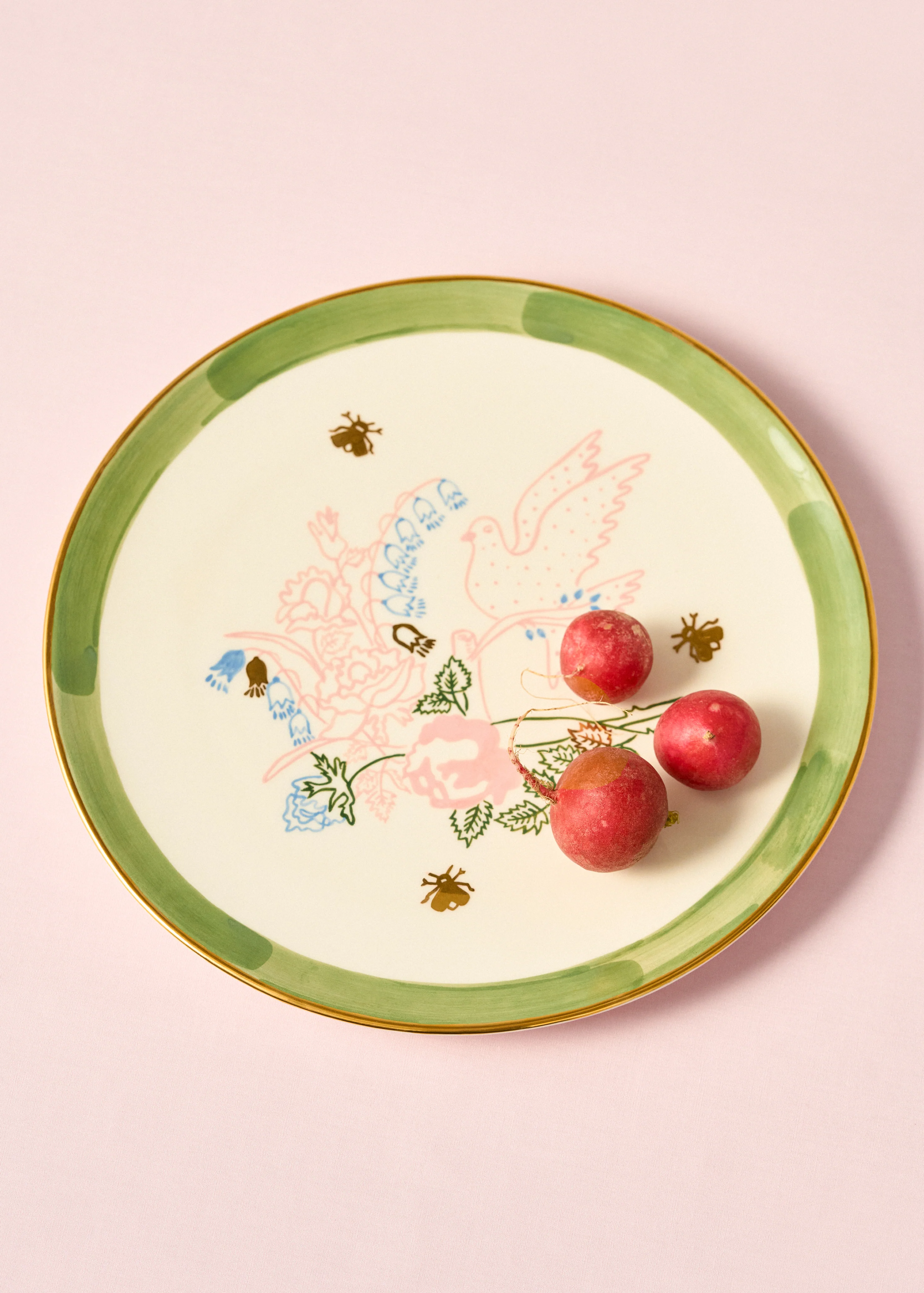 Dove Round Plate 24 cm - Image 2