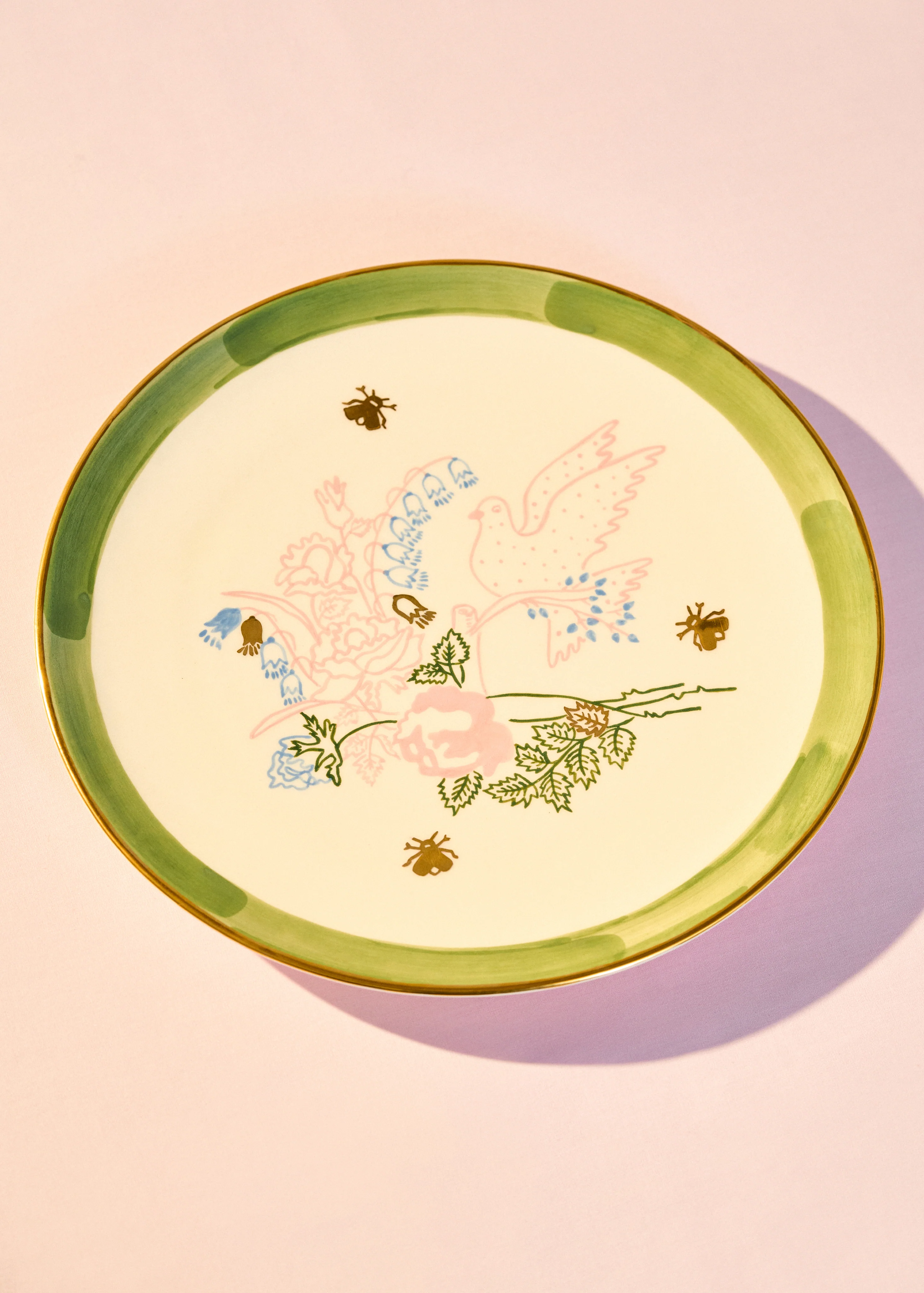 Dove Round Plate 24 cm - Image 4