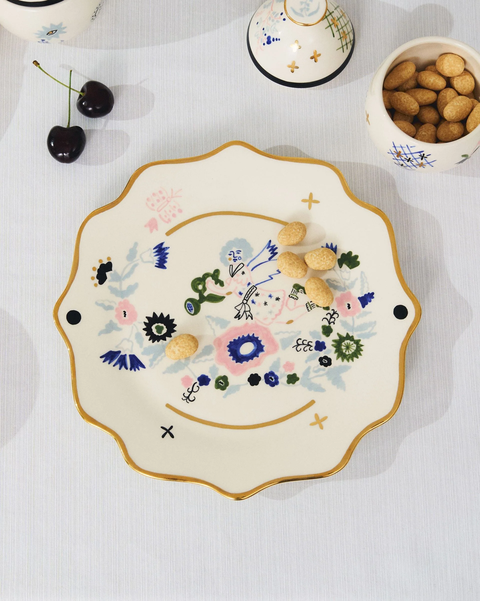 Square Plate Naïve Garden - Image 3
