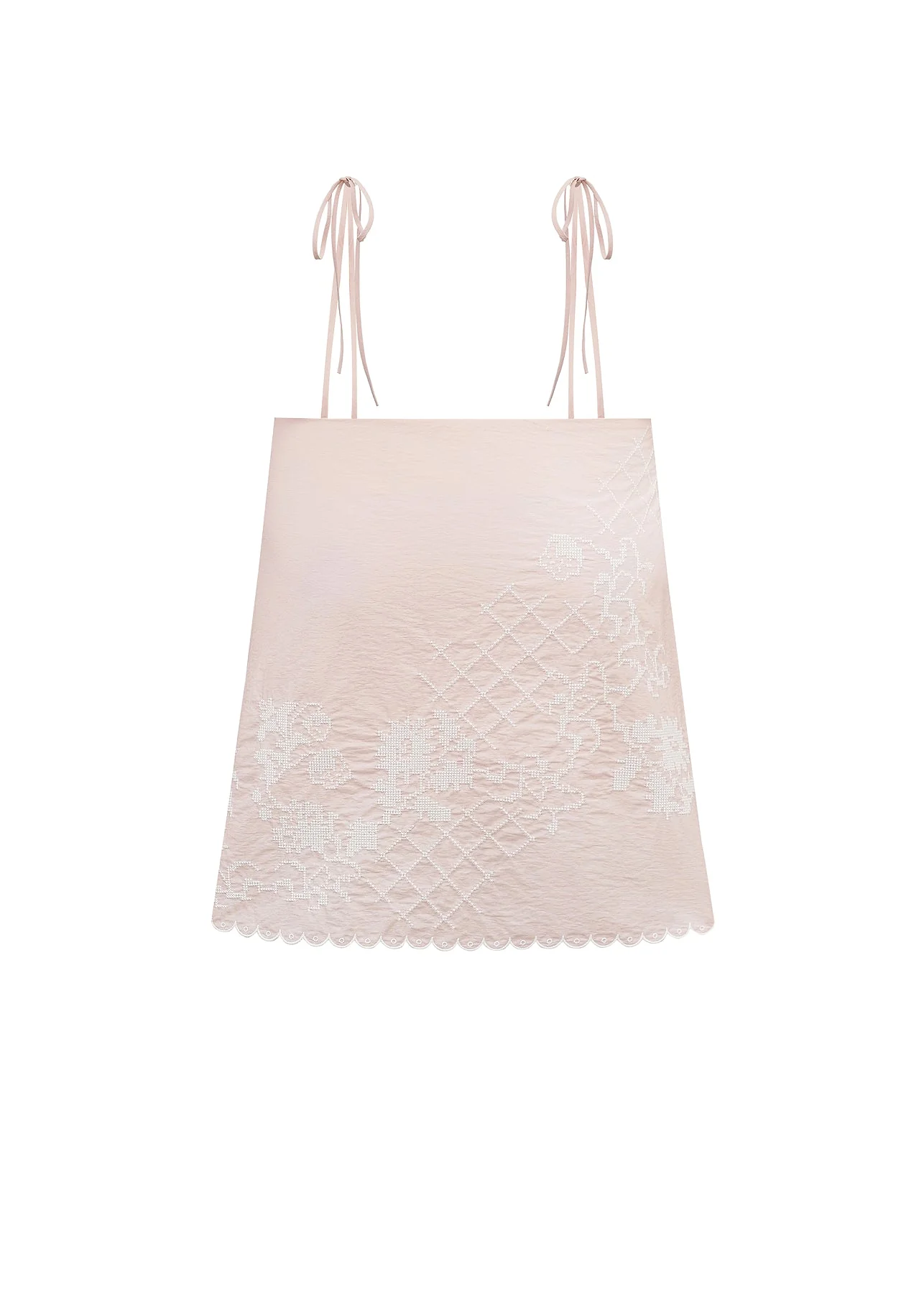 Top with Tyn Embroidery in pink