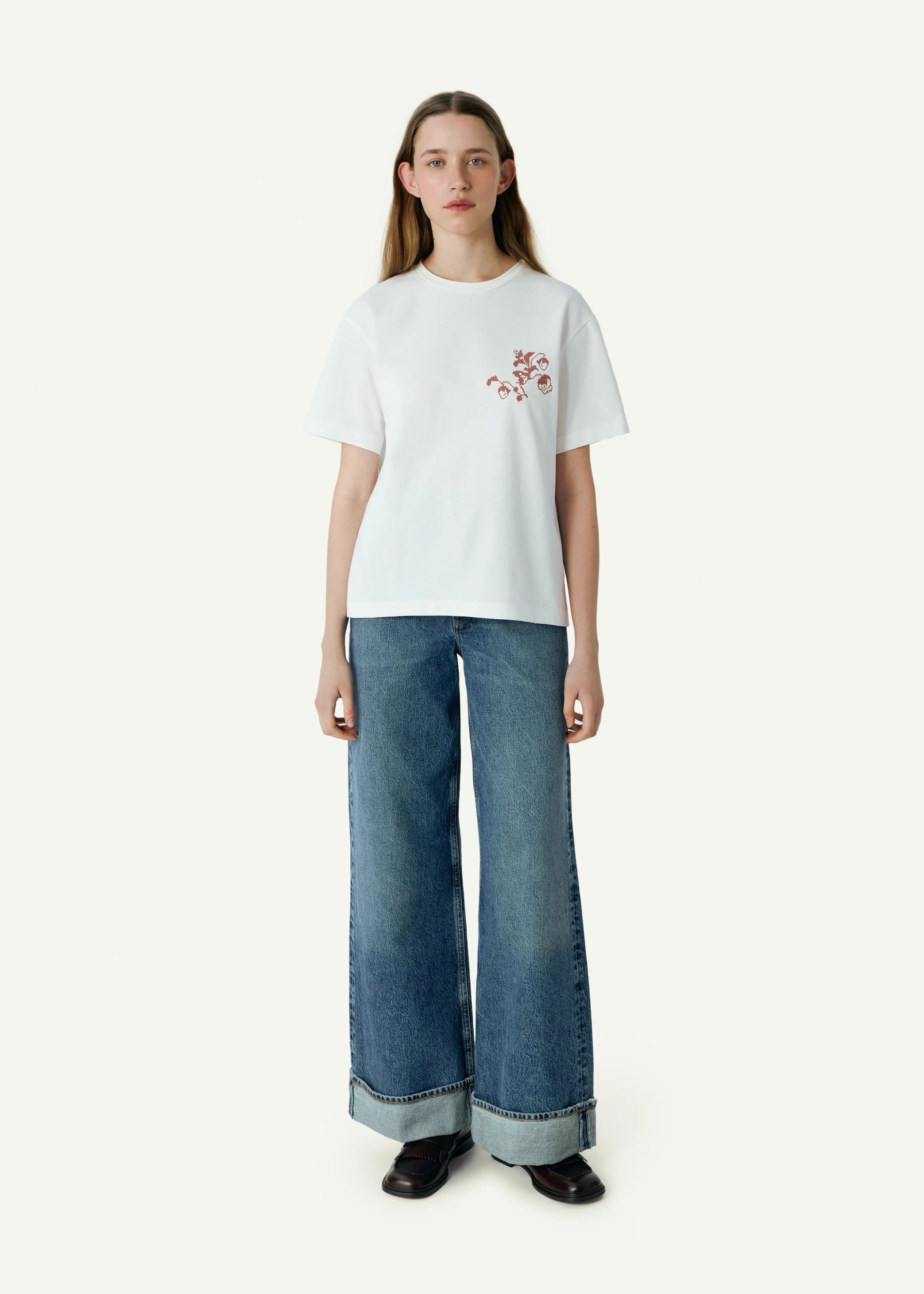 Embroidered GUNIA Jersey T-Shirt - Image 4