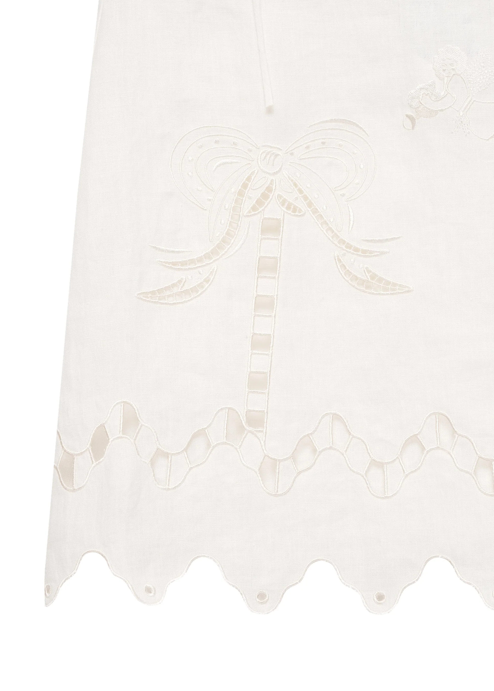 Yasna Embroidered Top in Milk - Image 3